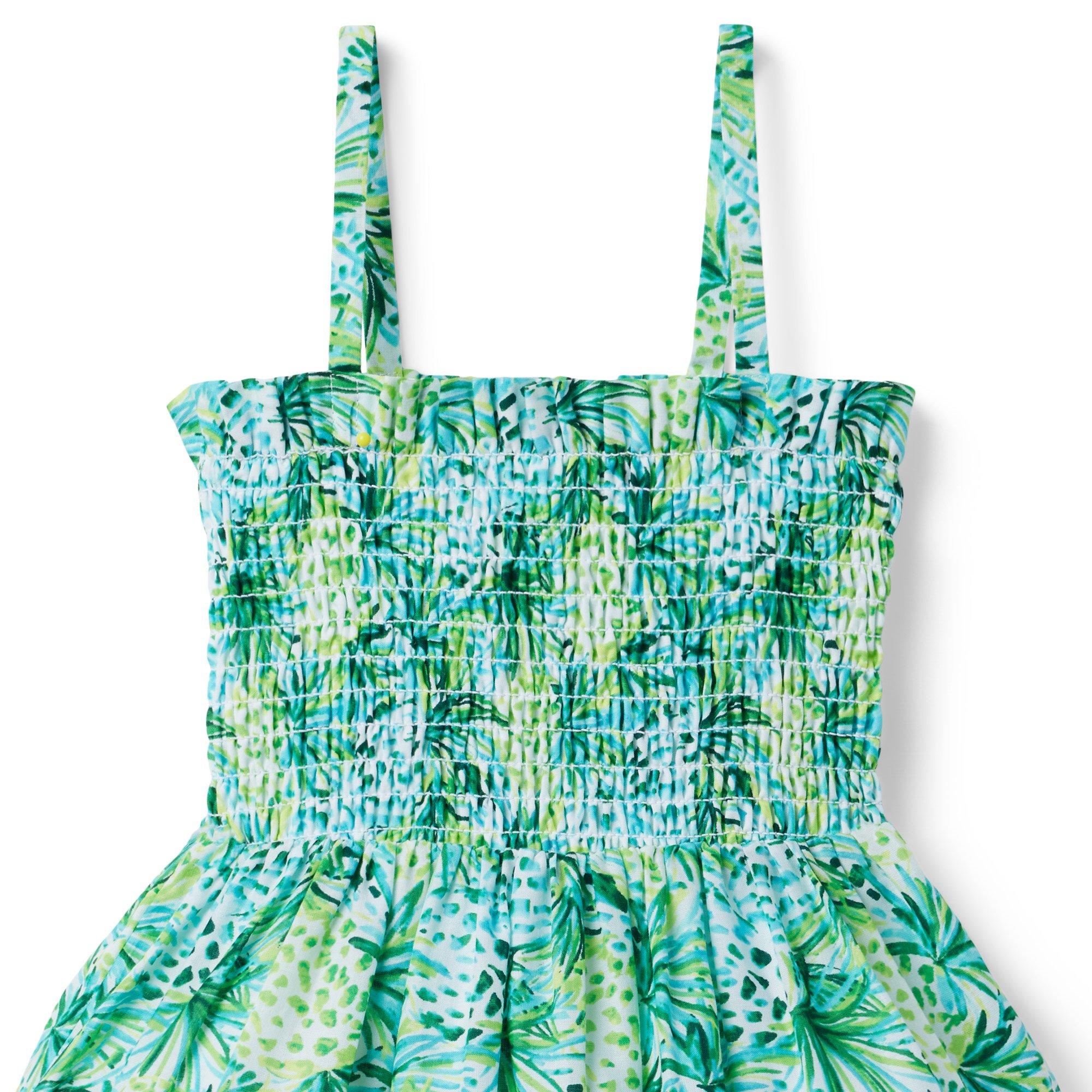 The Hannah Pineapple Smocked Sundress image number 3