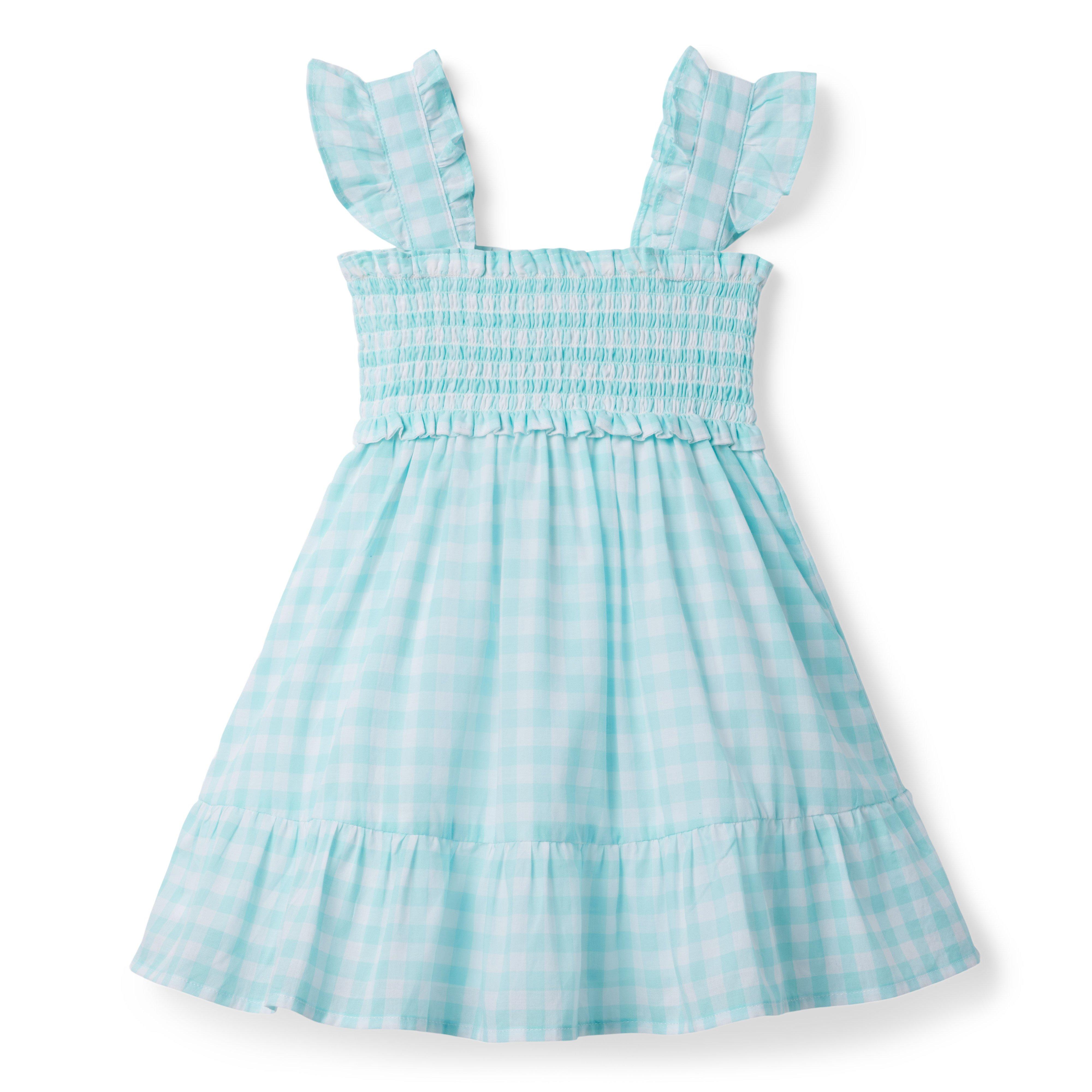 The Emily Gingham Smocked Sundress image number 0