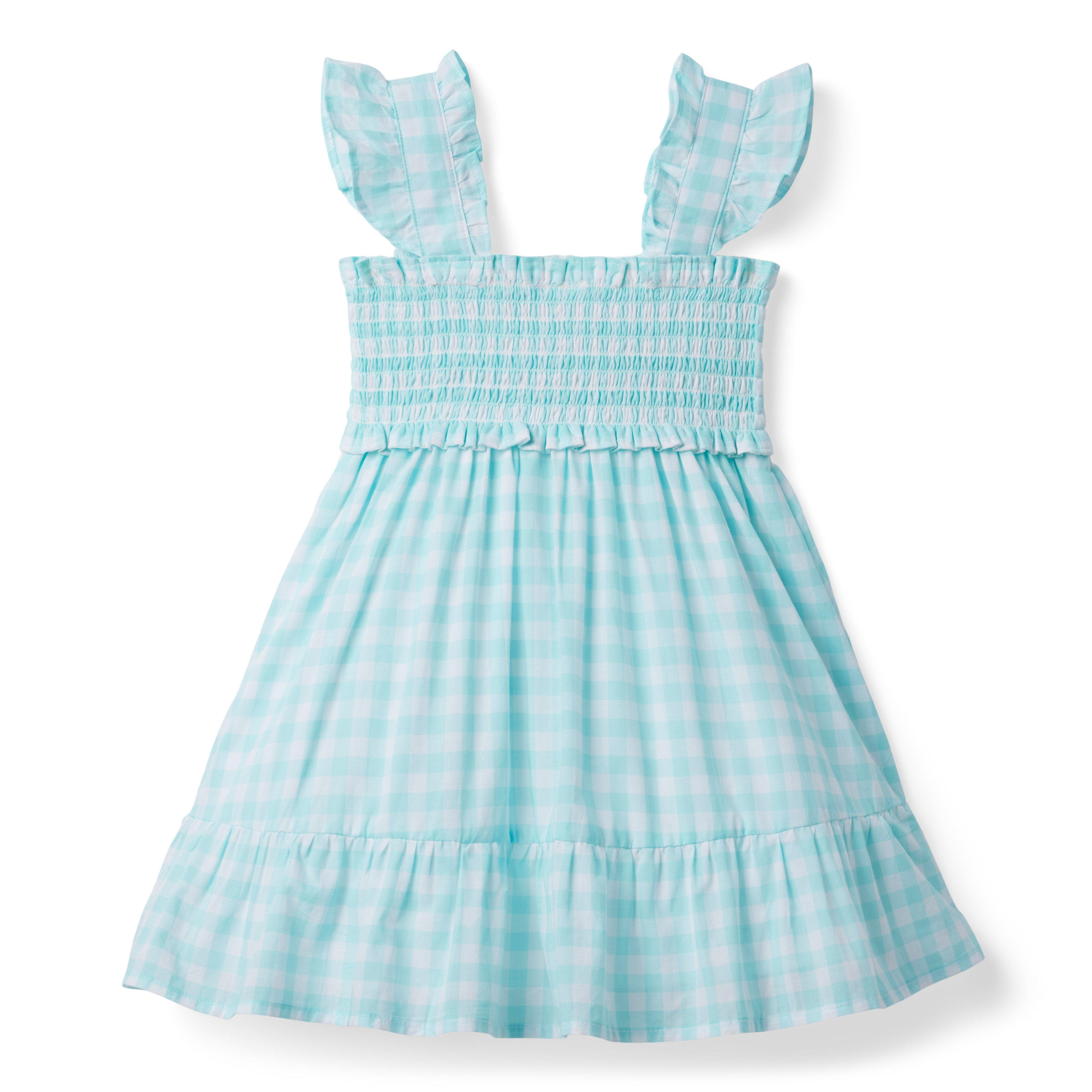 The Emily Gingham Smocked Sundress image number 1