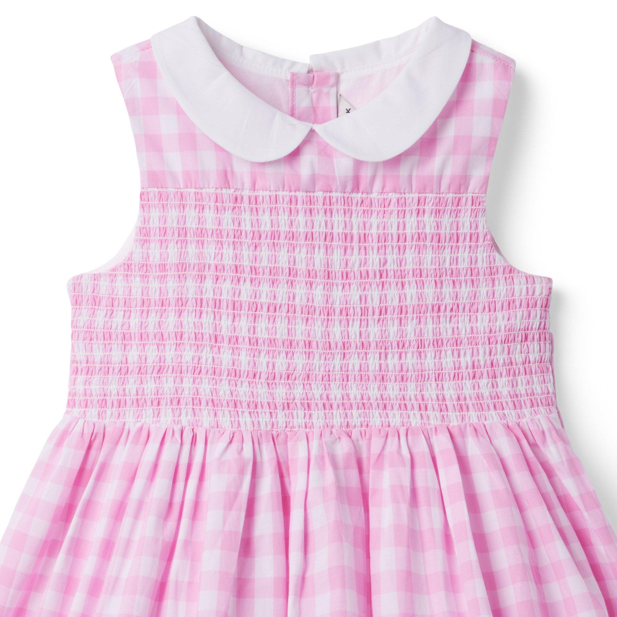 The Charlotte Gingham Smocked Sundress image number 2