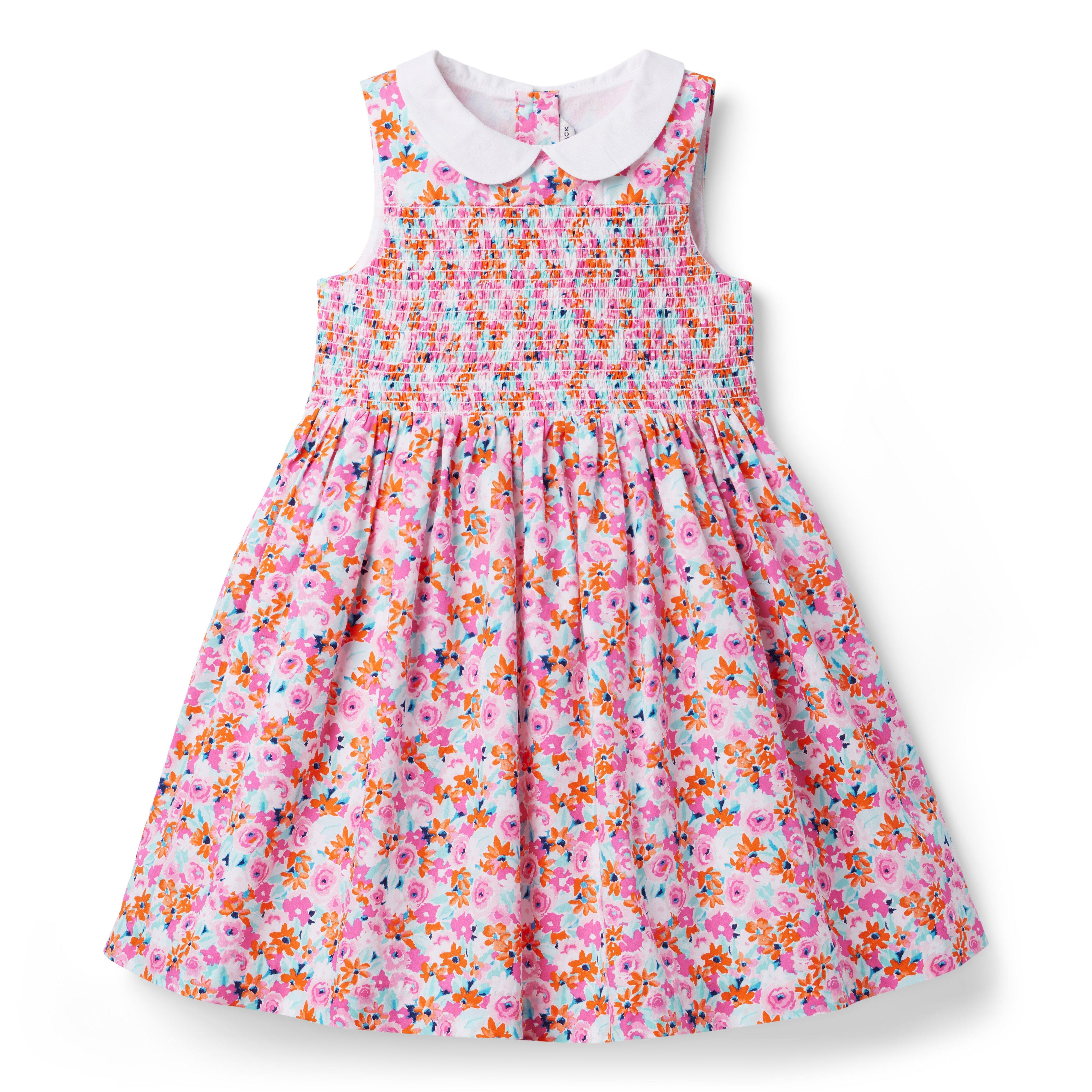The Charlotte Ditsy Floral Smocked Sundress image number 0