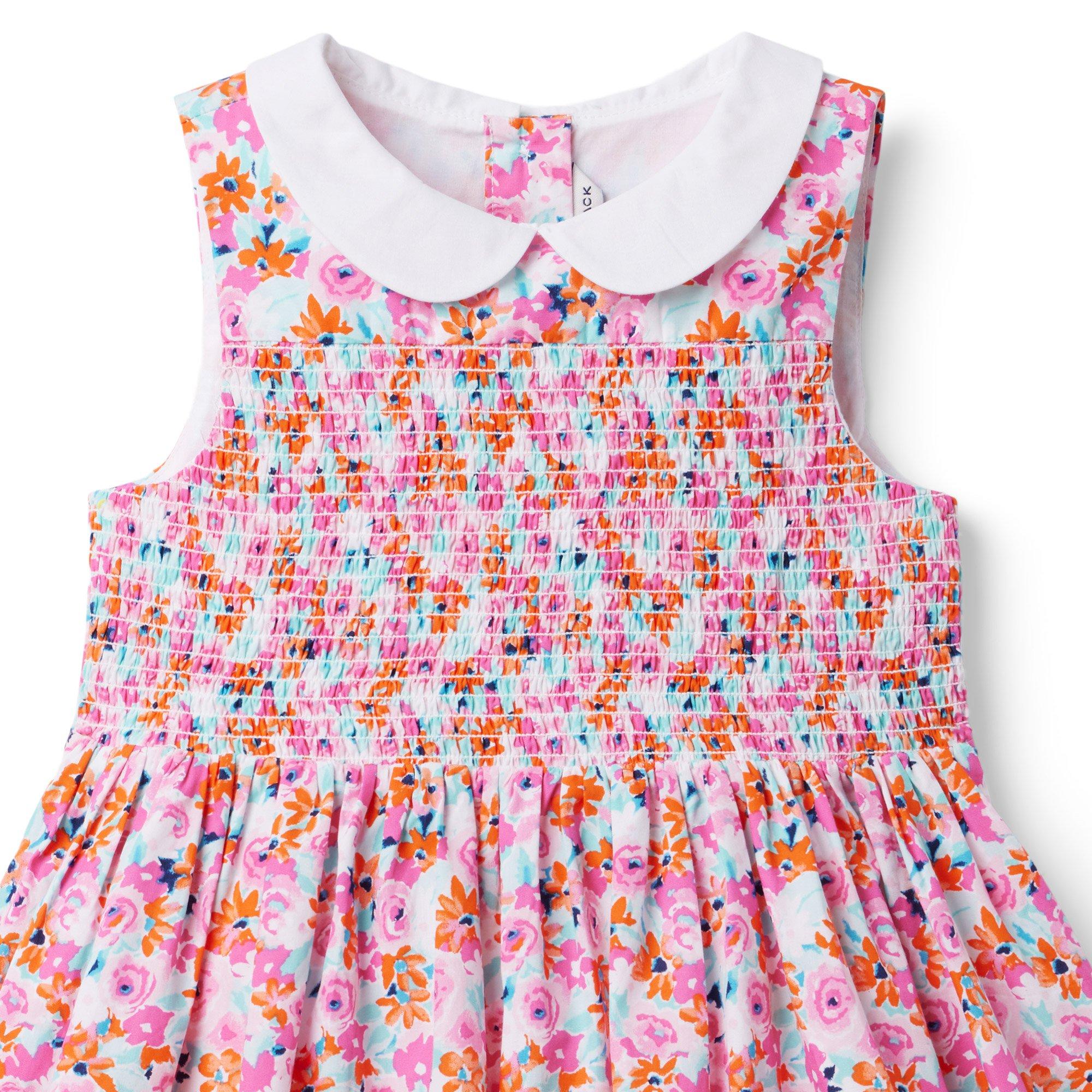 The Charlotte Ditsy Floral Smocked Sundress image number 2