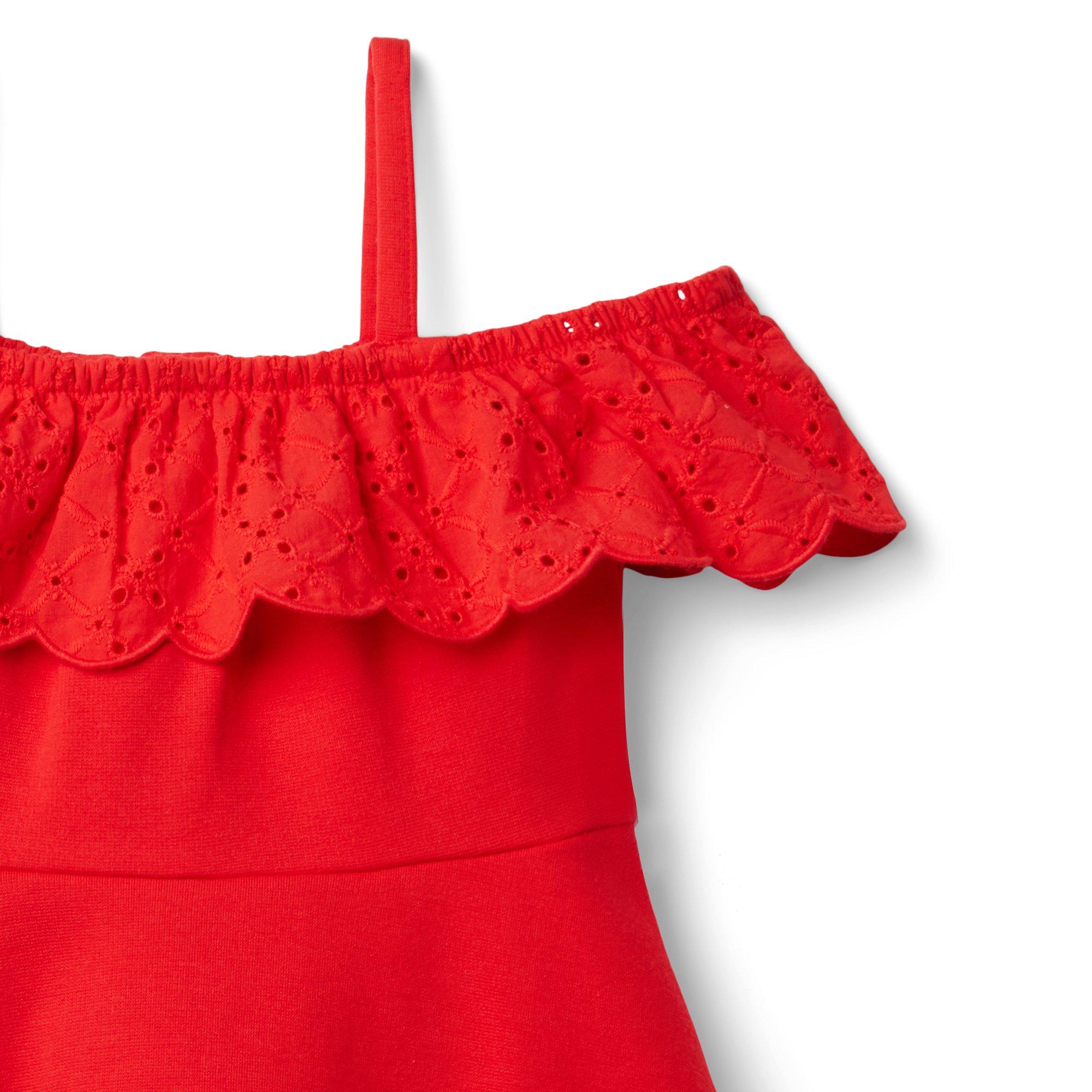 Eyelet Cold Shoulder Ponte Dress image number 2