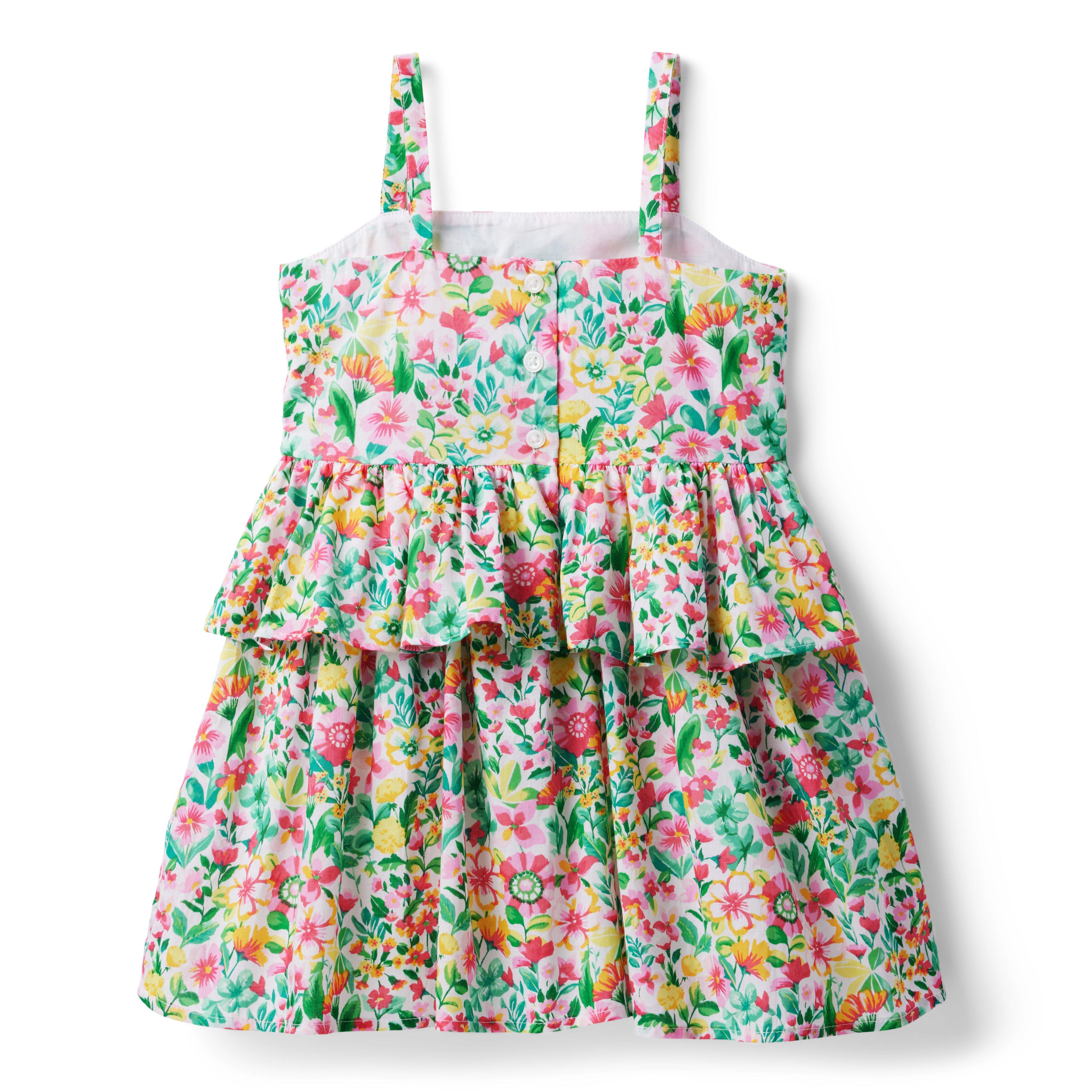 Floral Peplum Sundress image number 1