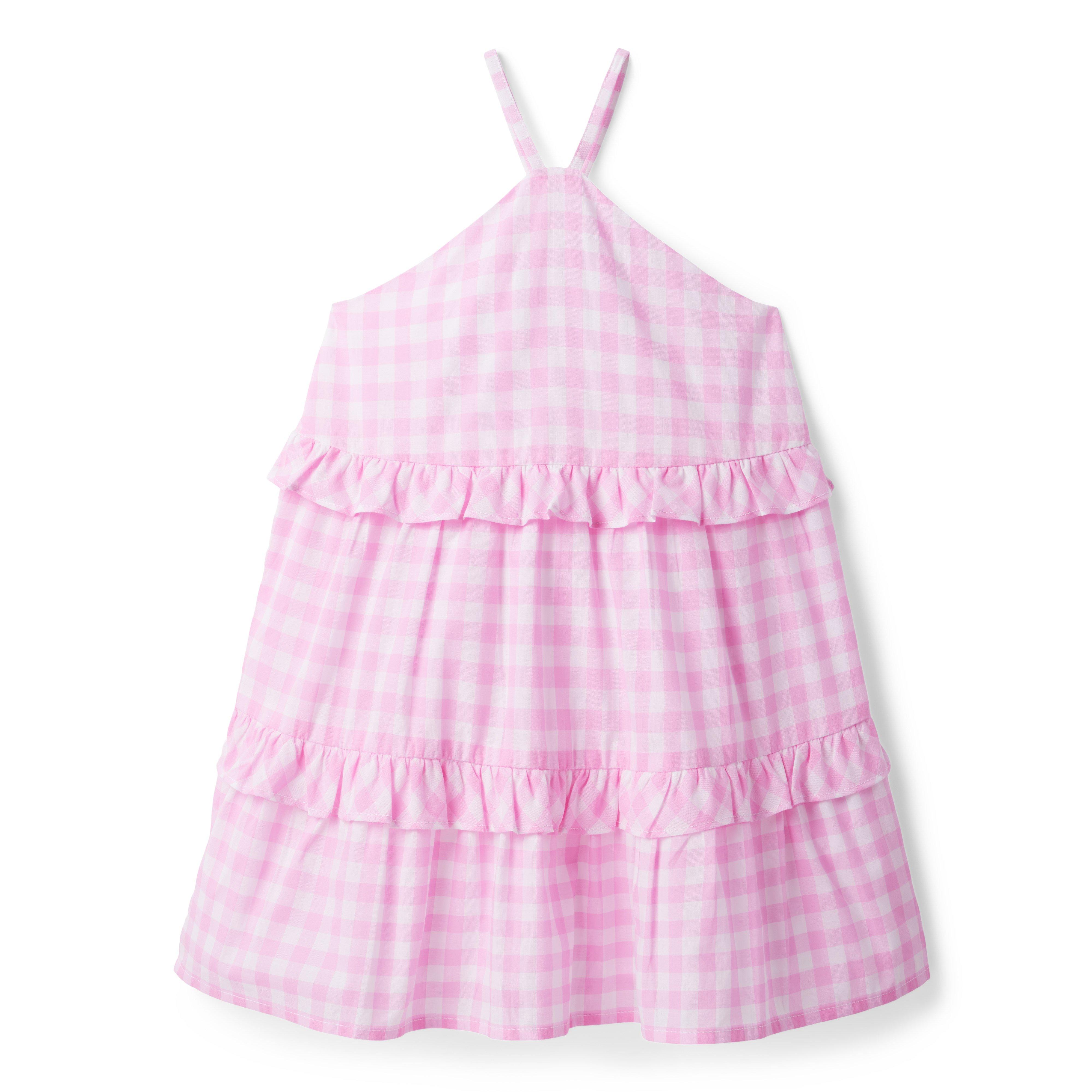 Gingham Halter Sundress image number 0