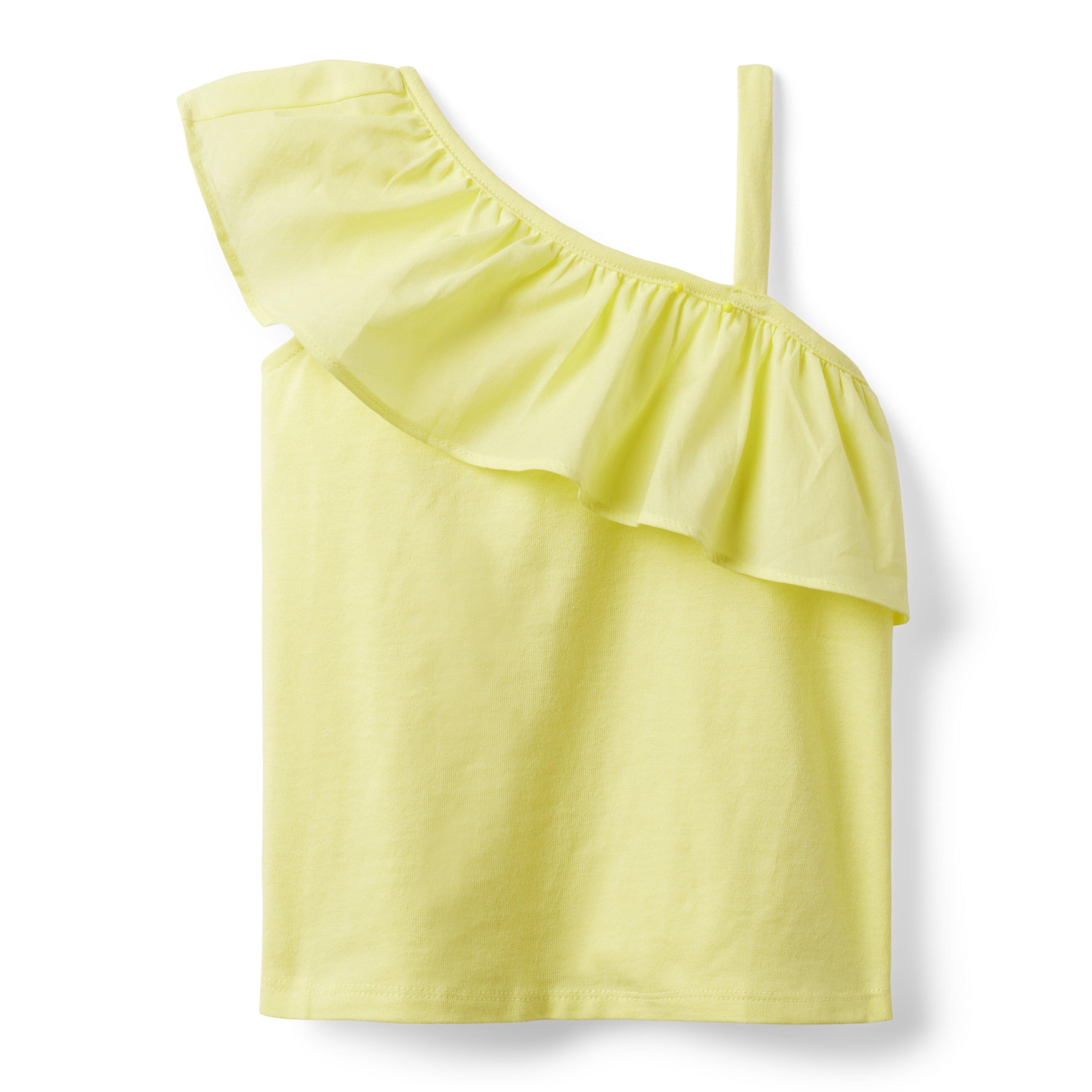 Cold Shoulder Ruffle Top image number 0