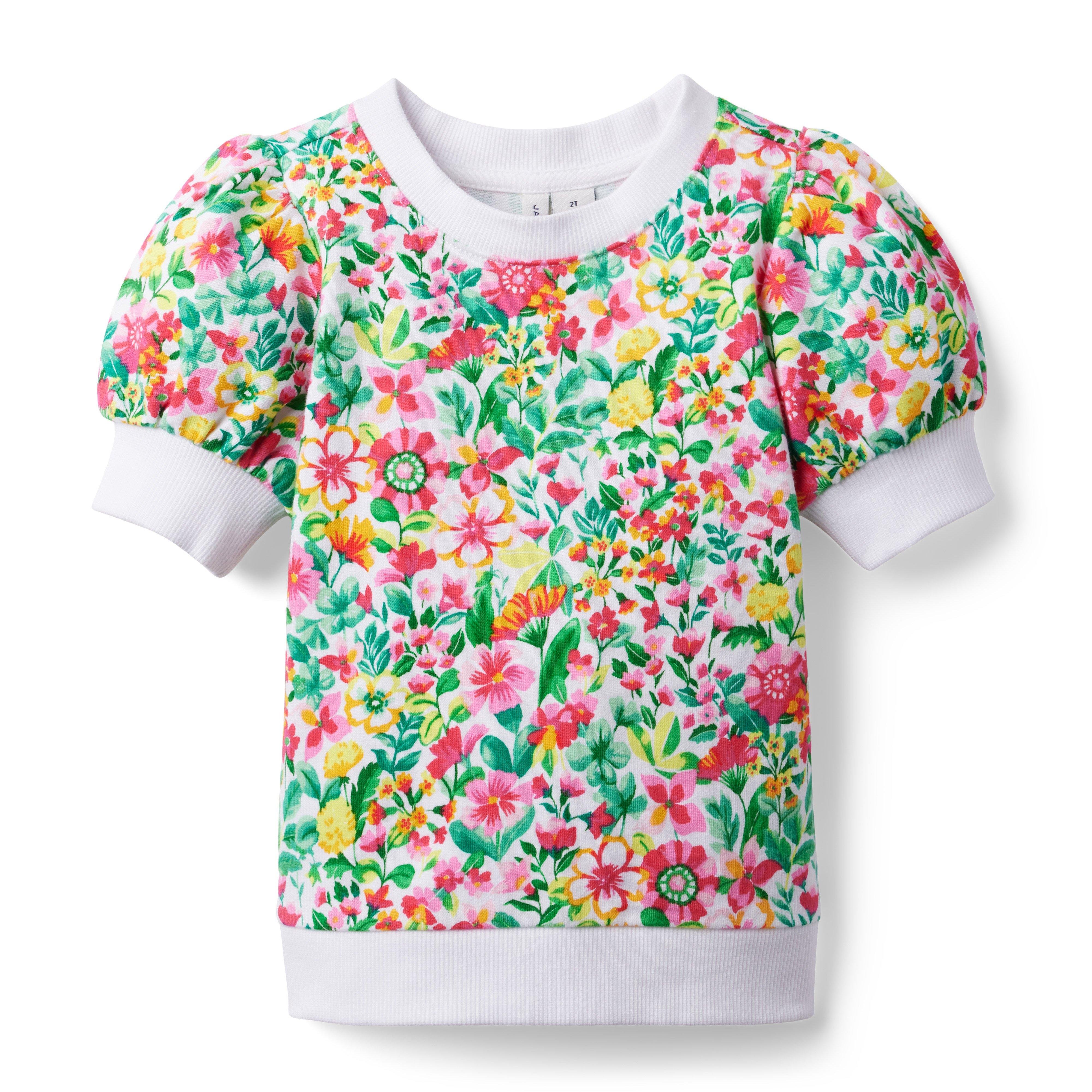 Floral French Terry Sweatshirt