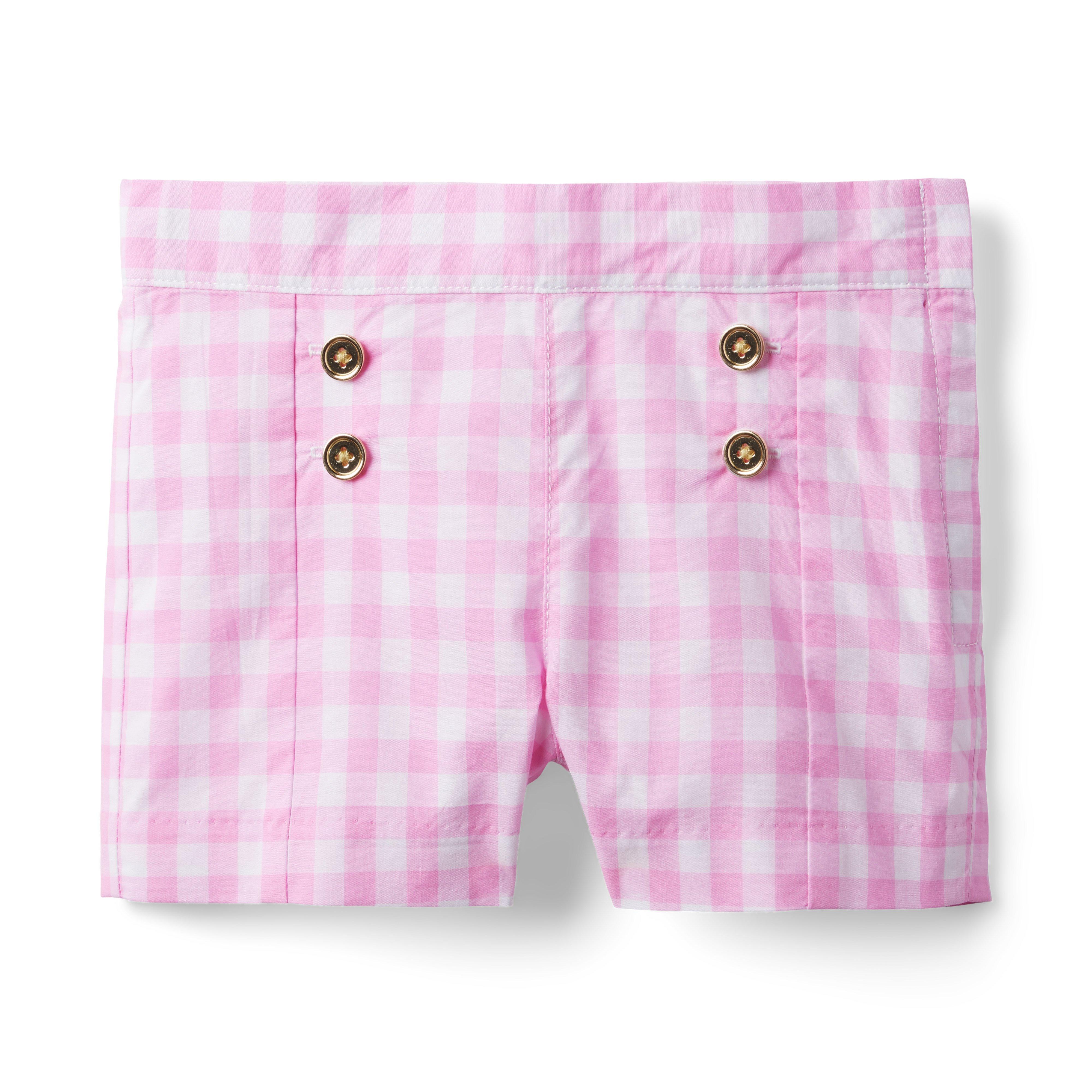 Gingham Button Short image number 0