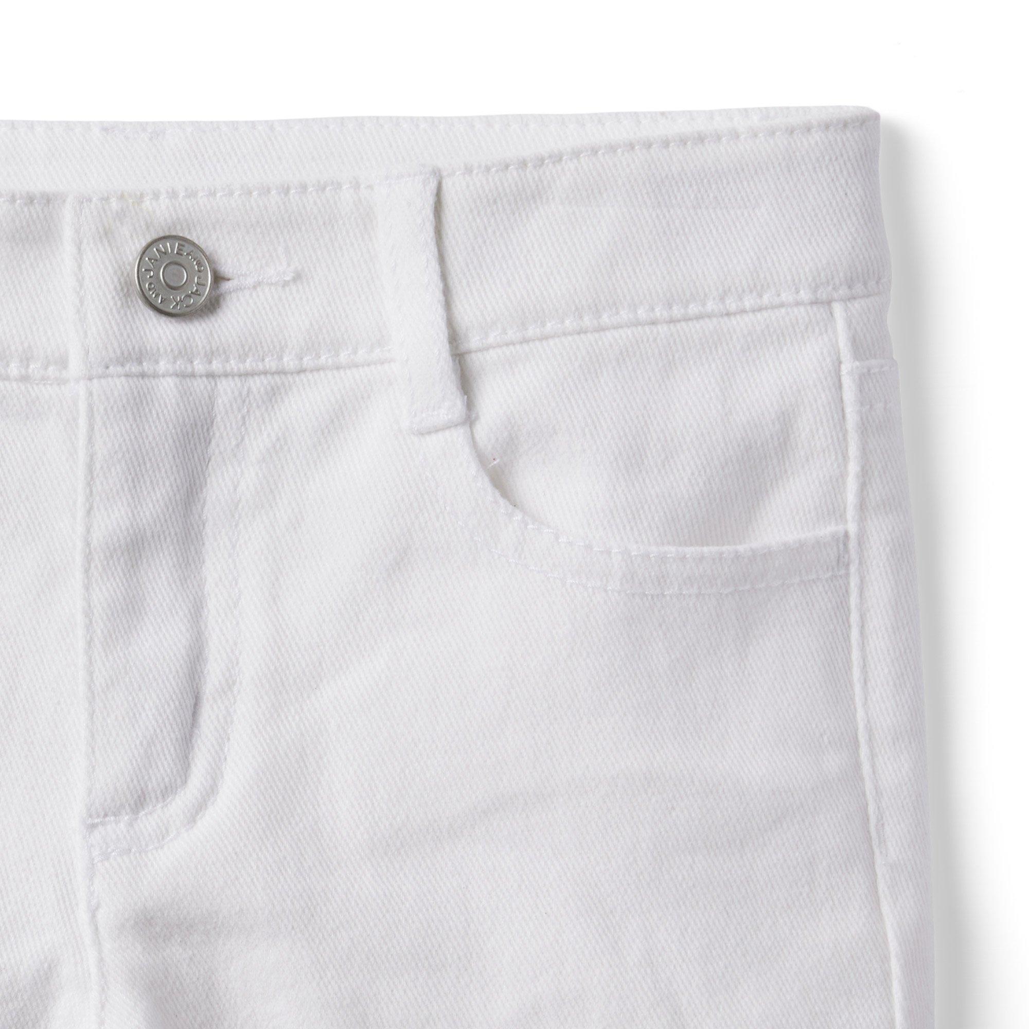 Crochet Trim Denim Short image number 2