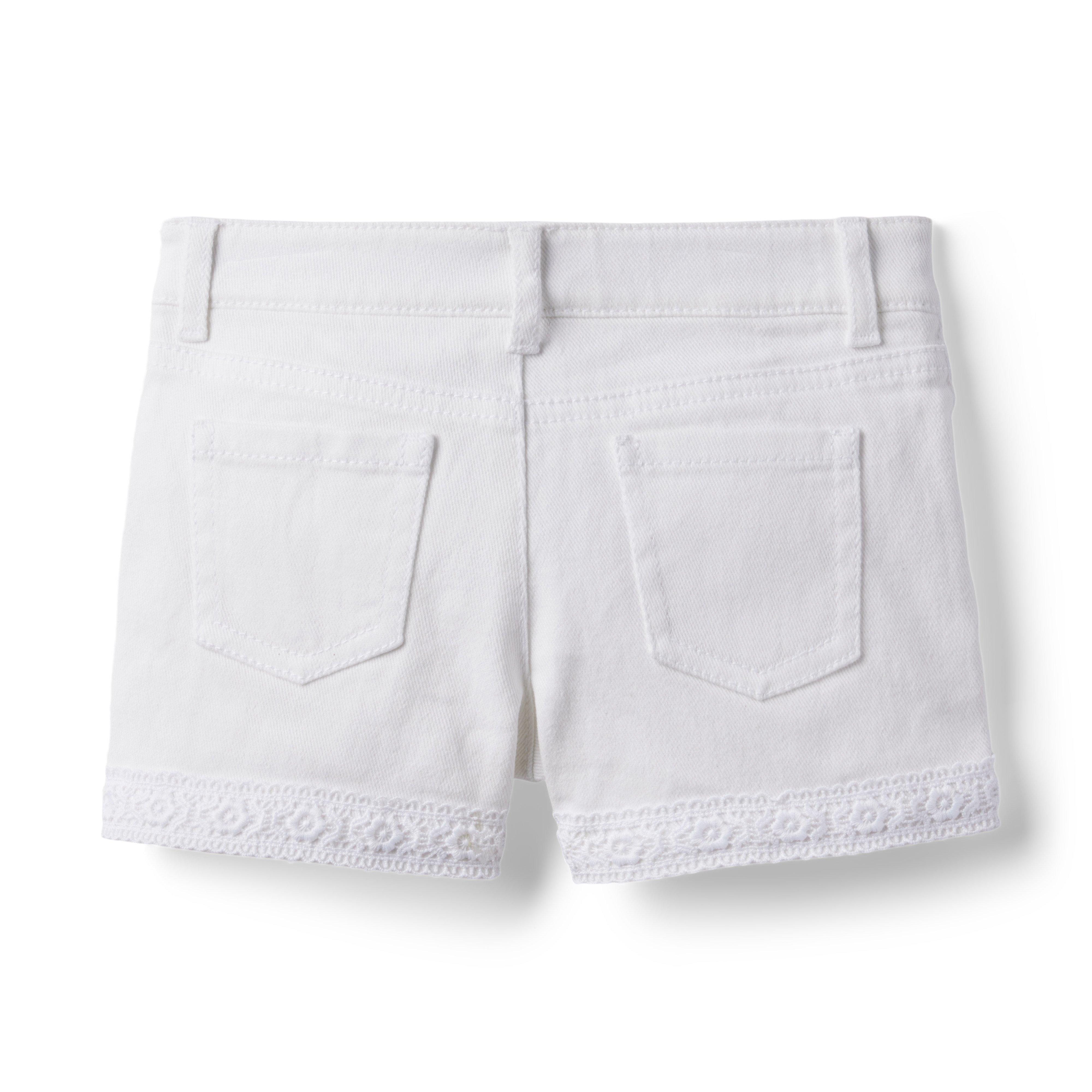Crochet Trim Denim Short image number 1