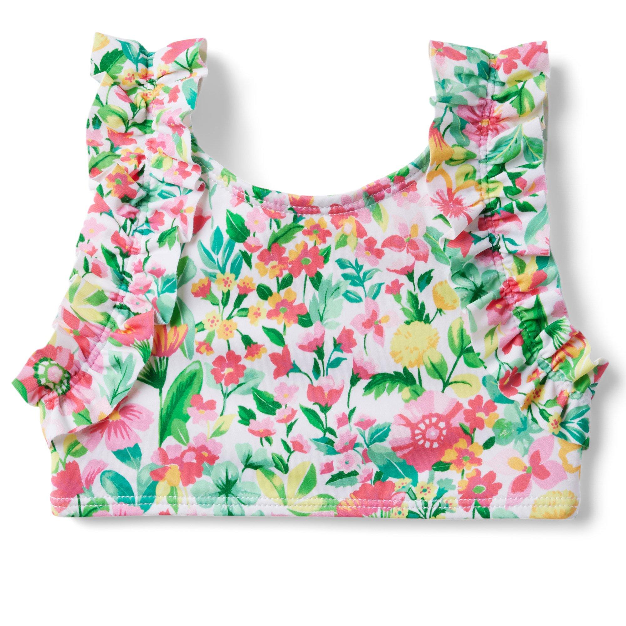 Floral Ruffle 2-Piece Swimsuit image number 2