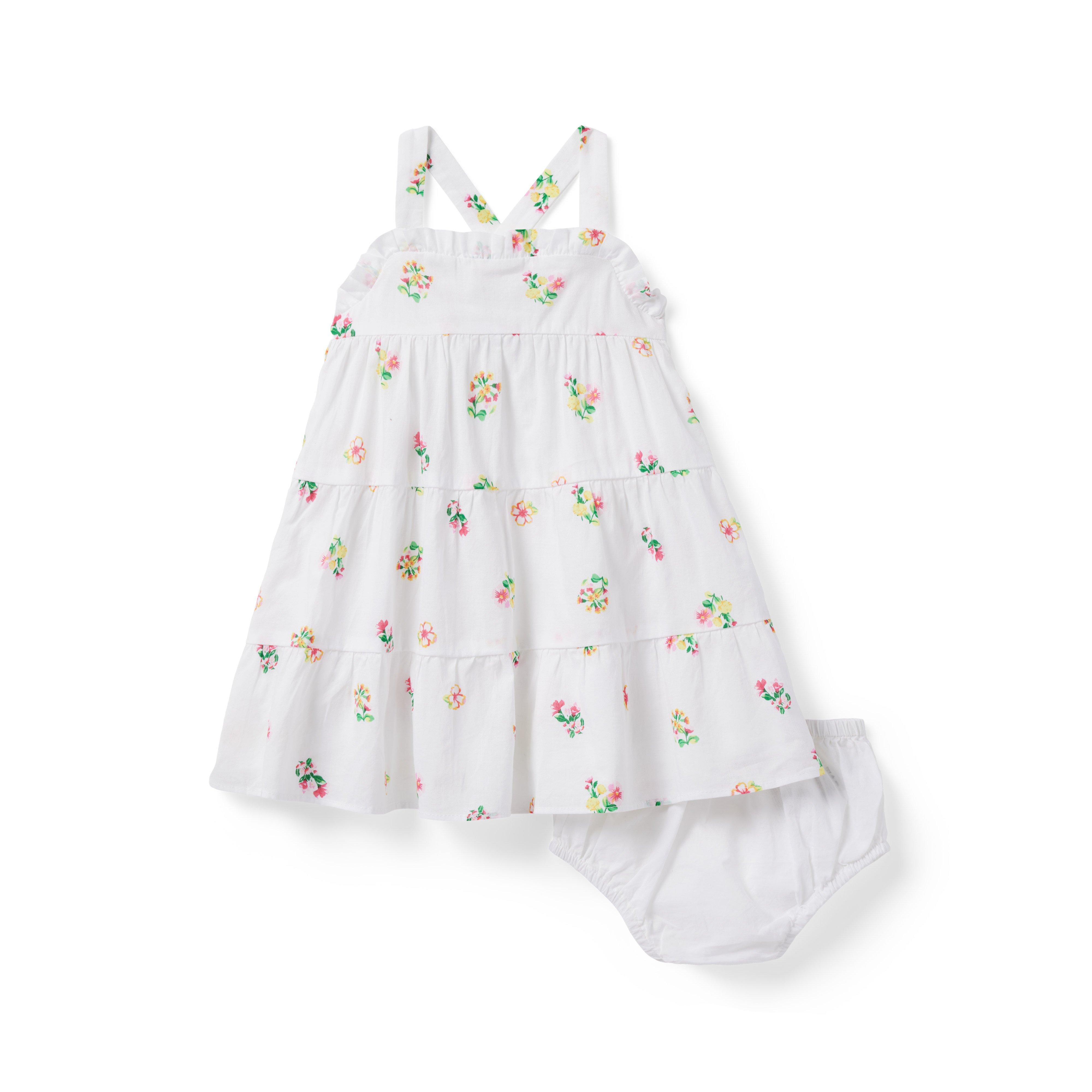 Baby Floral Tiered Sundress image number 2