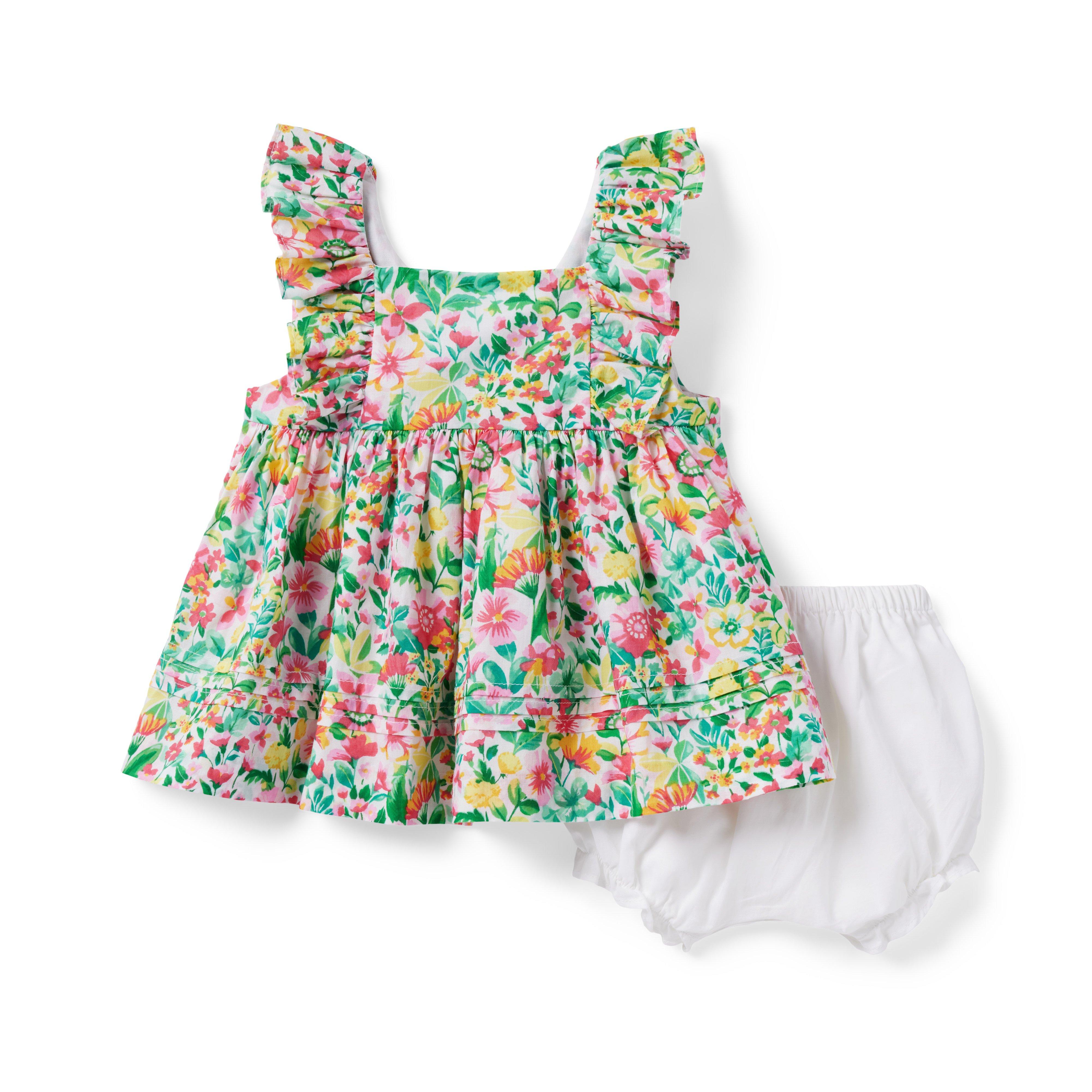 Baby Floral Ruffle Matching Set image number 0