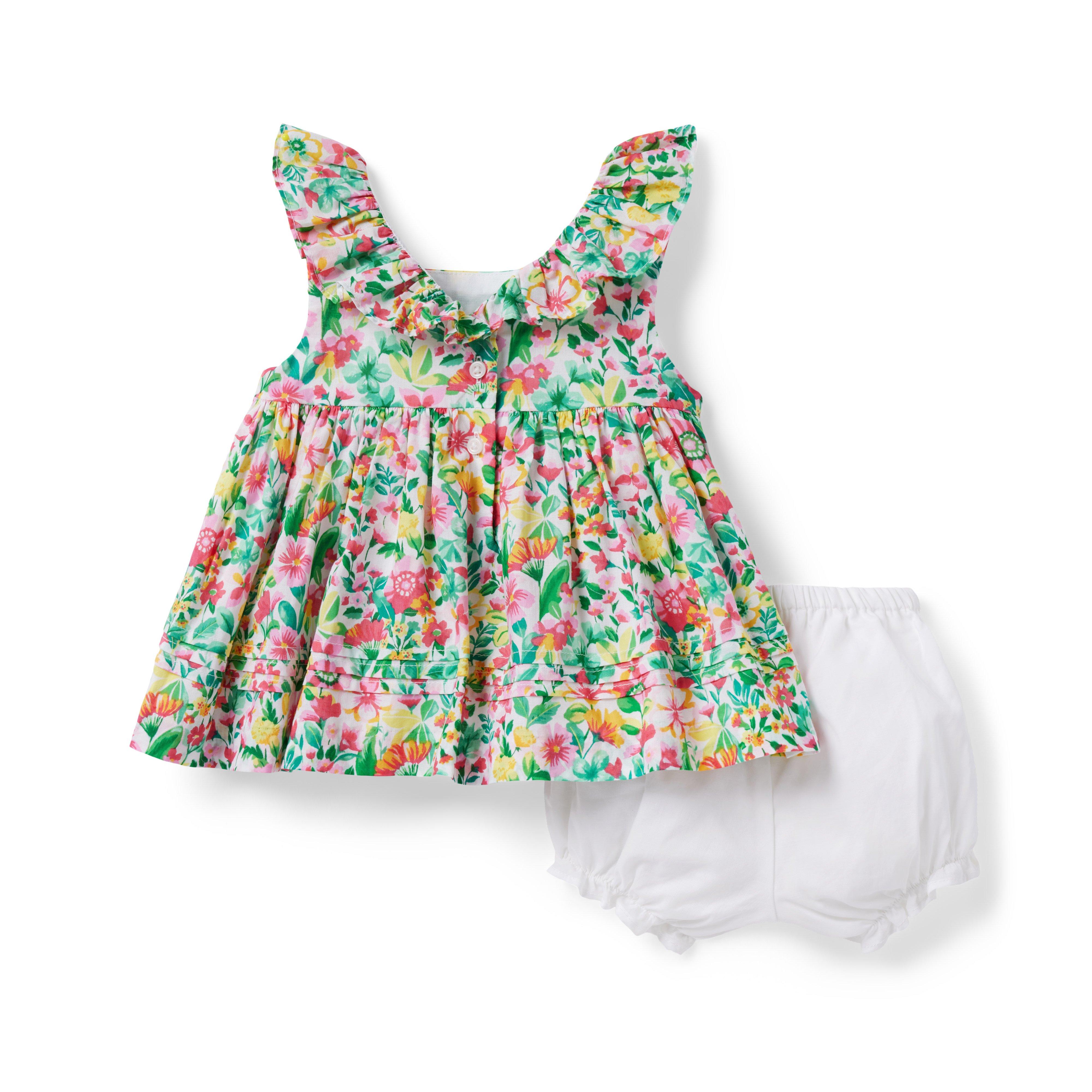 Baby Floral Ruffle Matching Set image number 1