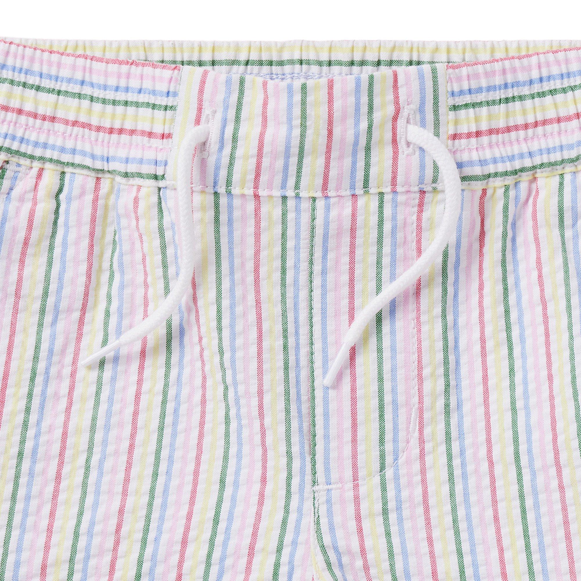 Baby Rainbow Striped Seersucker Short image number 2
