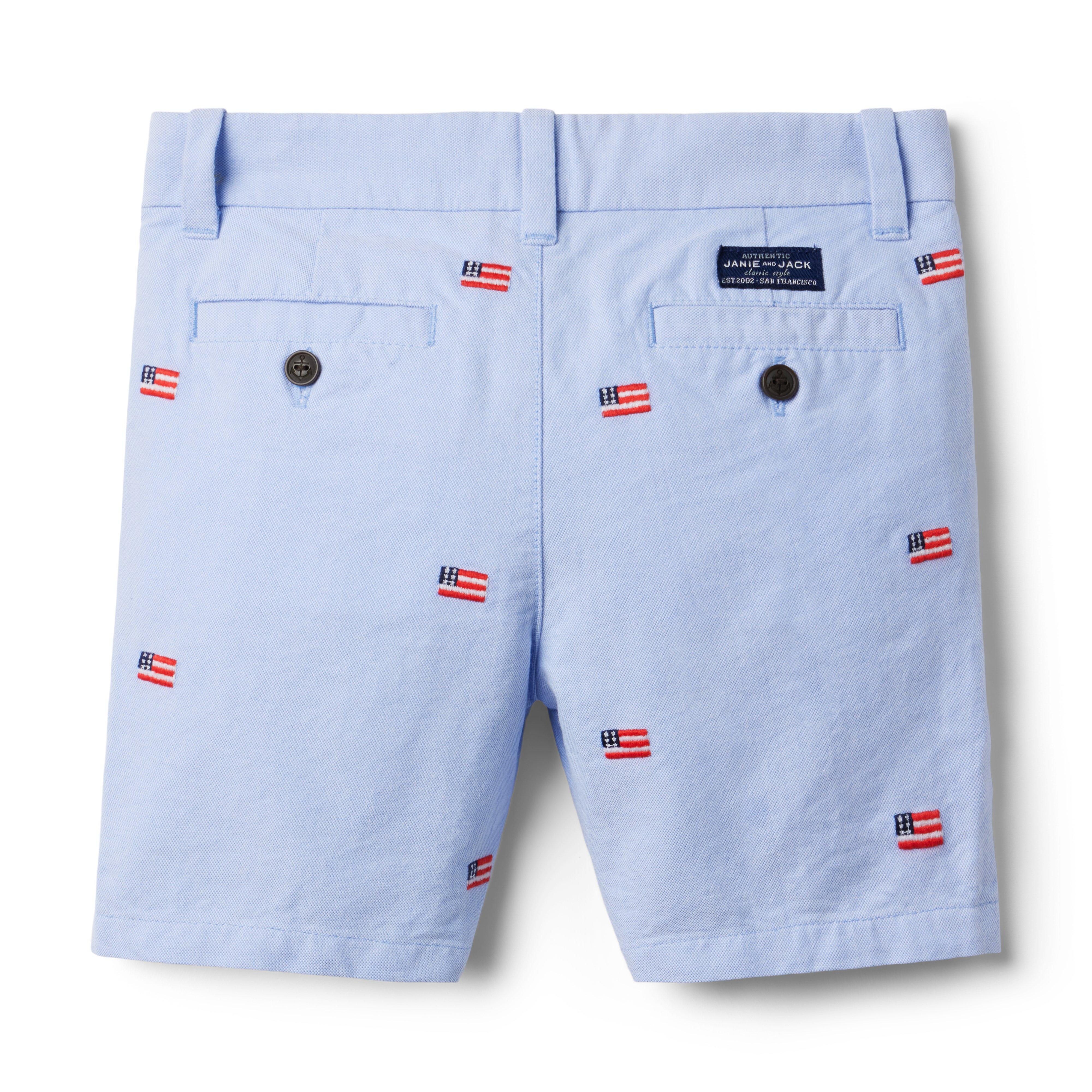 Embroidered Flag Oxford Short image number 1
