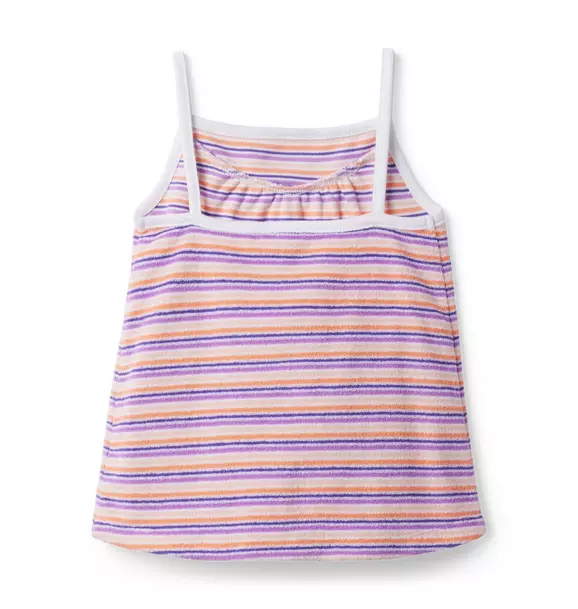 Striped Terry Tank Top image number 1