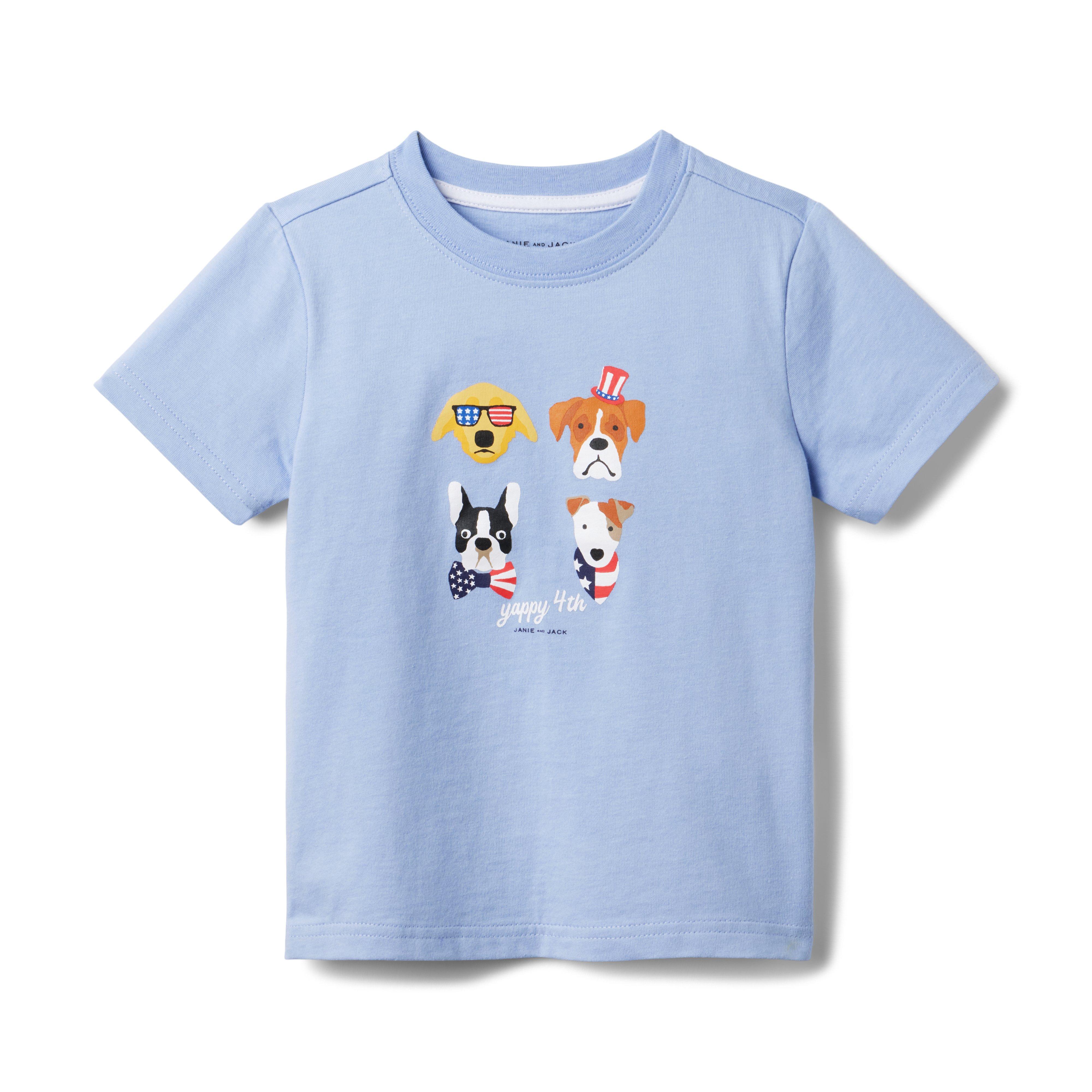 Yappy 4th Americana Dog Tee image number 0