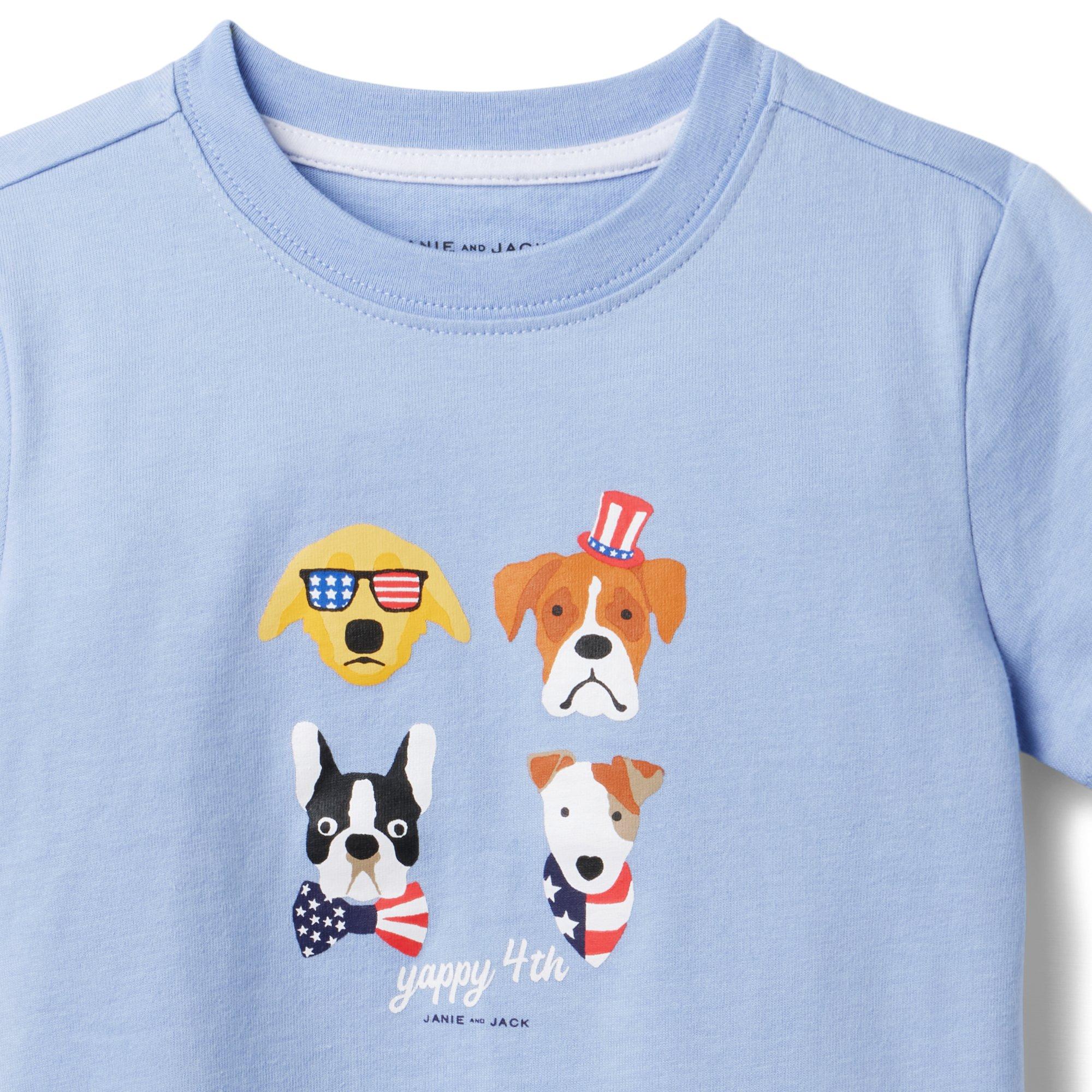Yappy 4th Americana Dog Tee image number 1