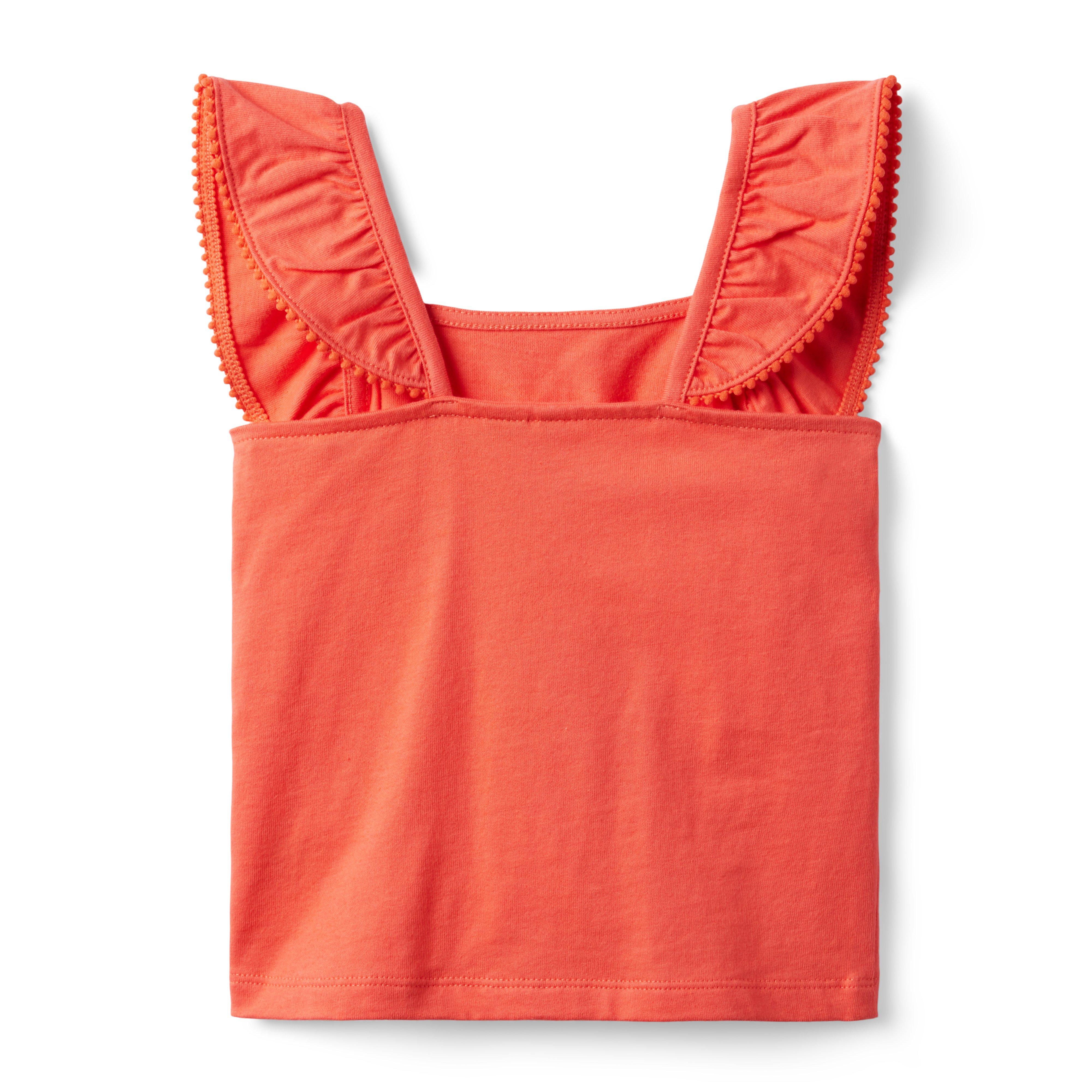 Ruffle Sleeve Jersey Top image number 1