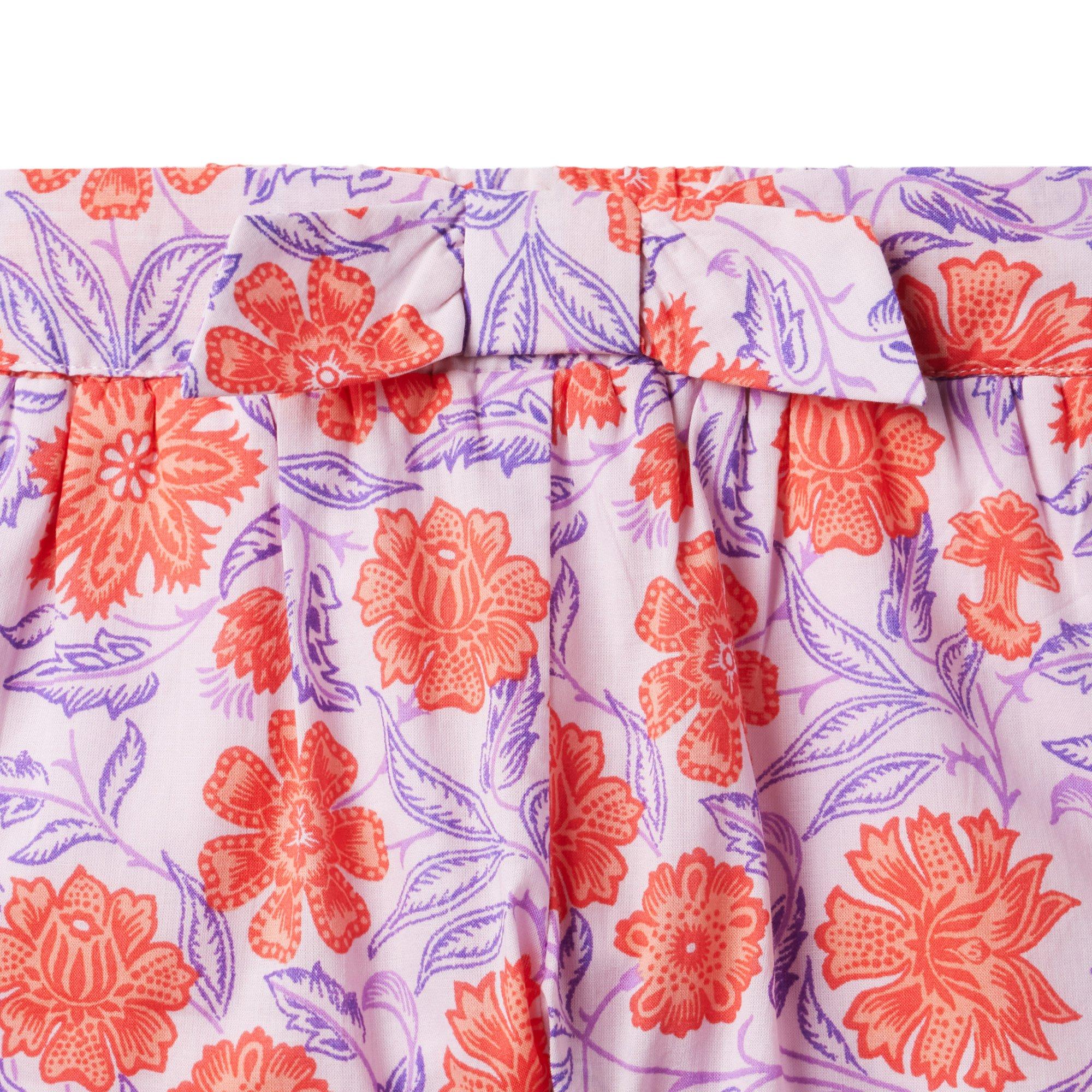 Floral Ruffle Hem Short image number 2