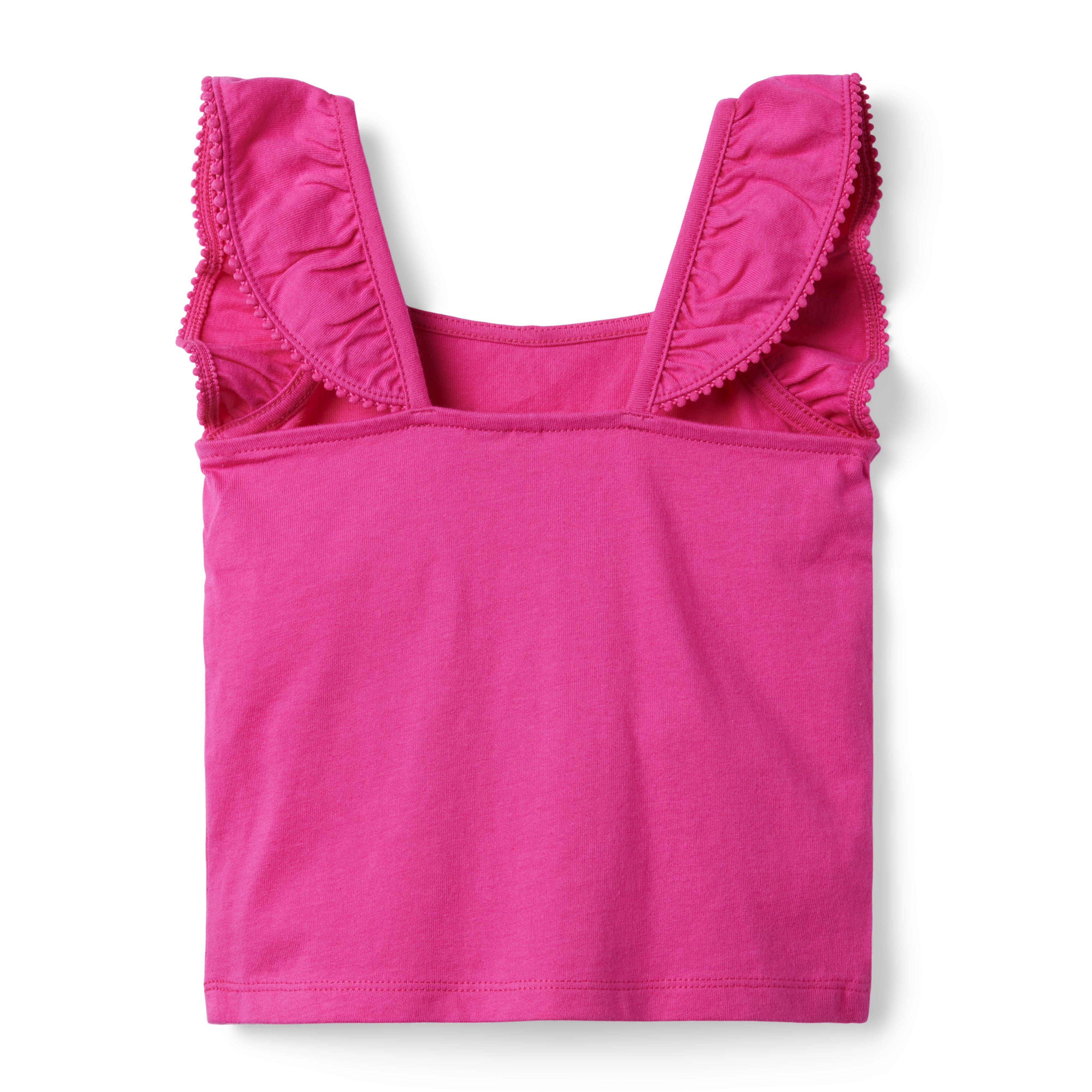Ruffle Strap Jersey Top image number 1