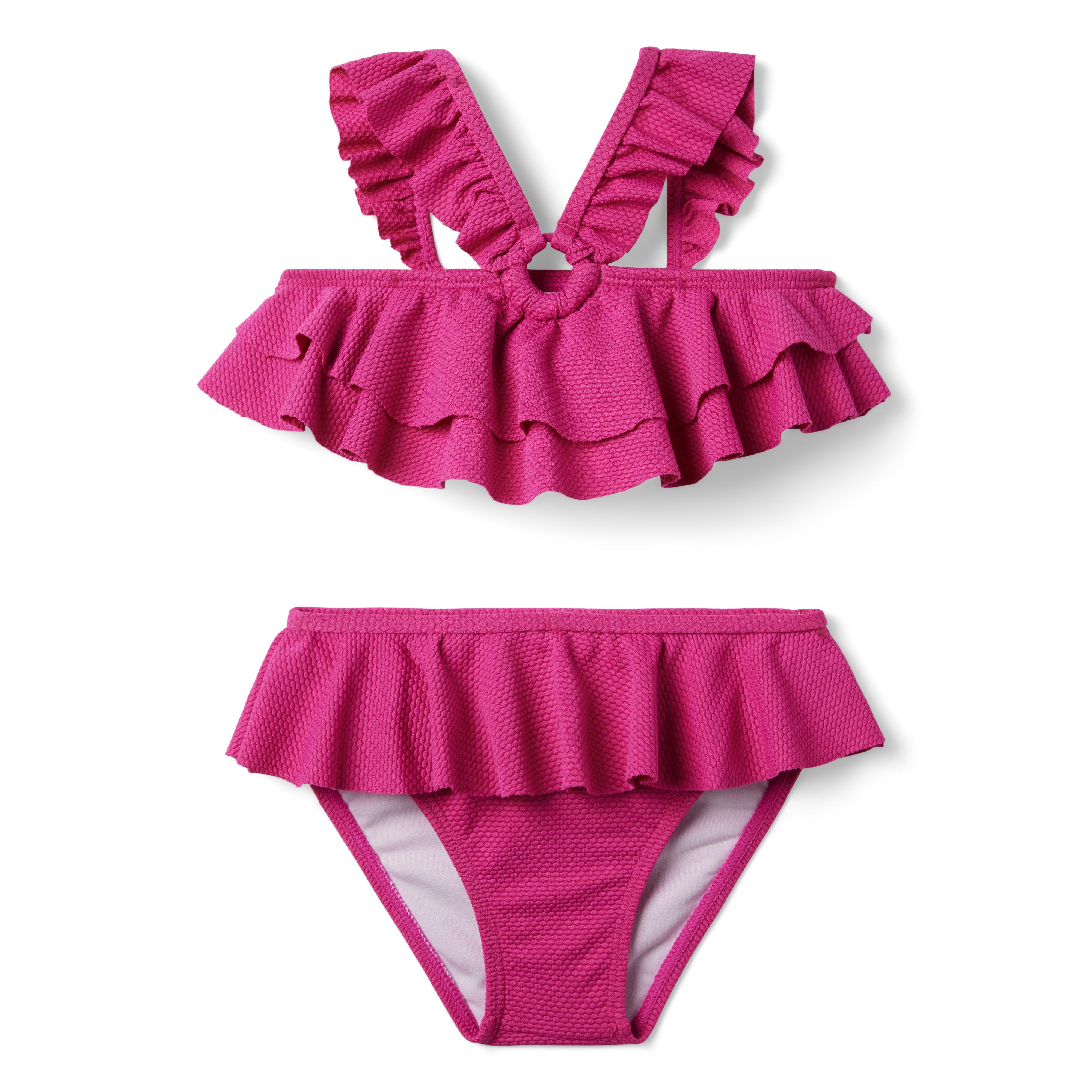 Ruffle Ring Halter 2-Piece Swimsuit image number 0