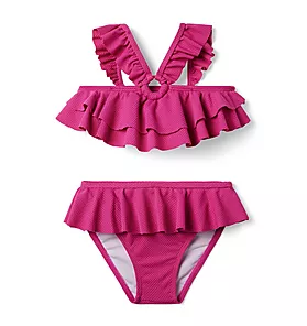 Janie and Jack Ruffle Ring Halter 2-Piece Swimsuit
