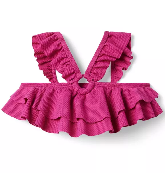 Ruffle Ring Halter 2-Piece Swimsuit image number 2