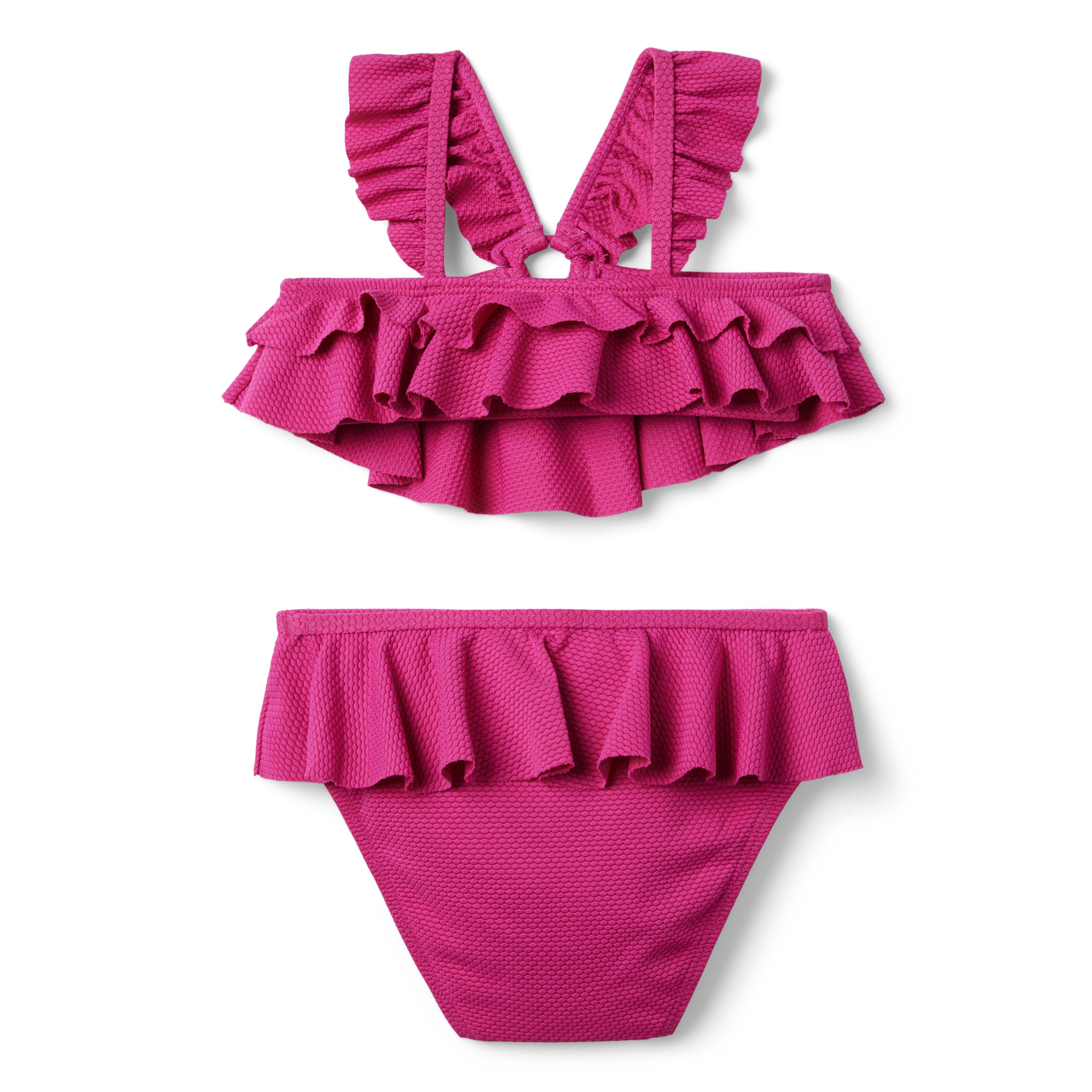 Ruffle Ring Halter 2-Piece Swimsuit image number 1