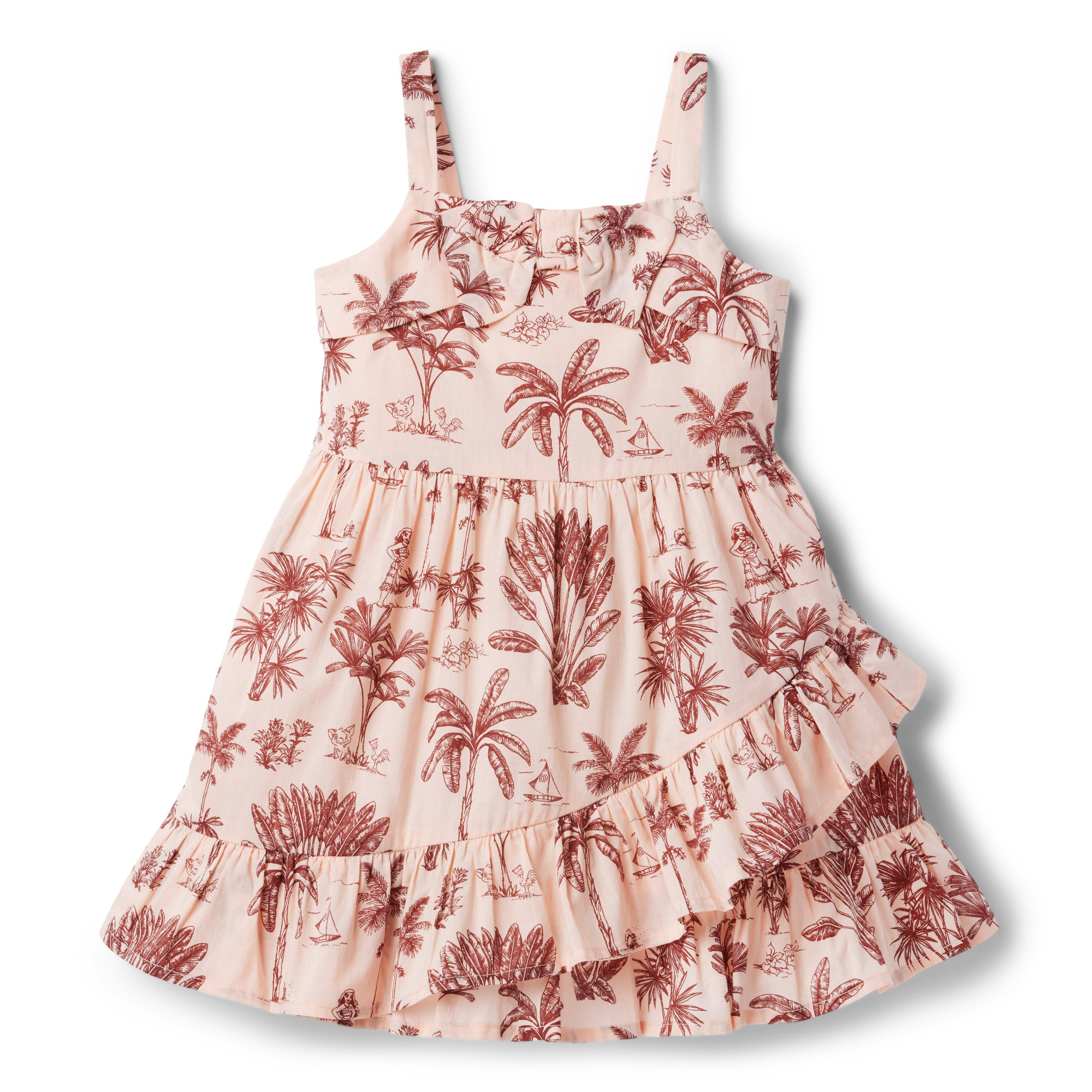 Disney Moana Palm Toile Dress image number 0
