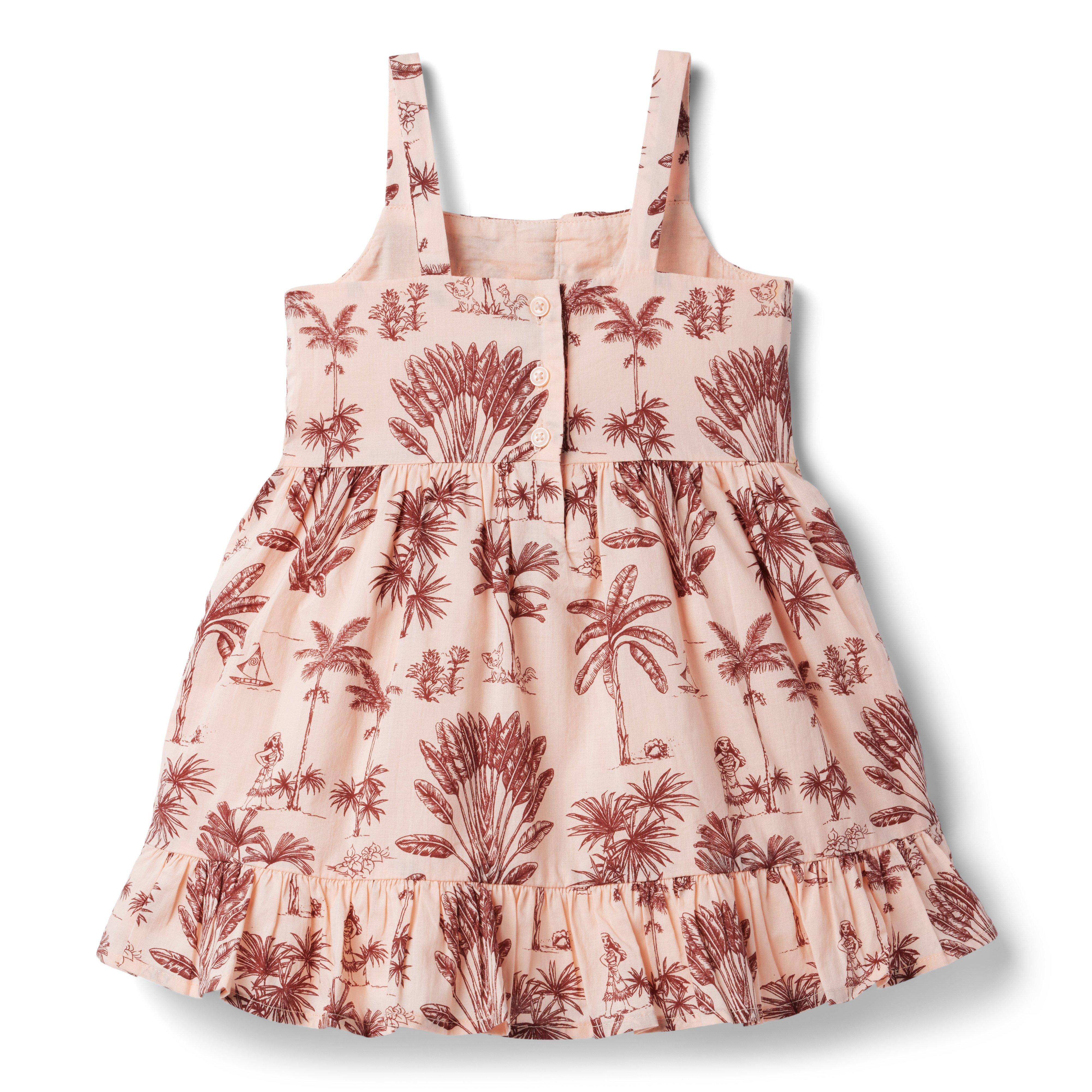 Disney Moana Palm Toile Dress image number 1