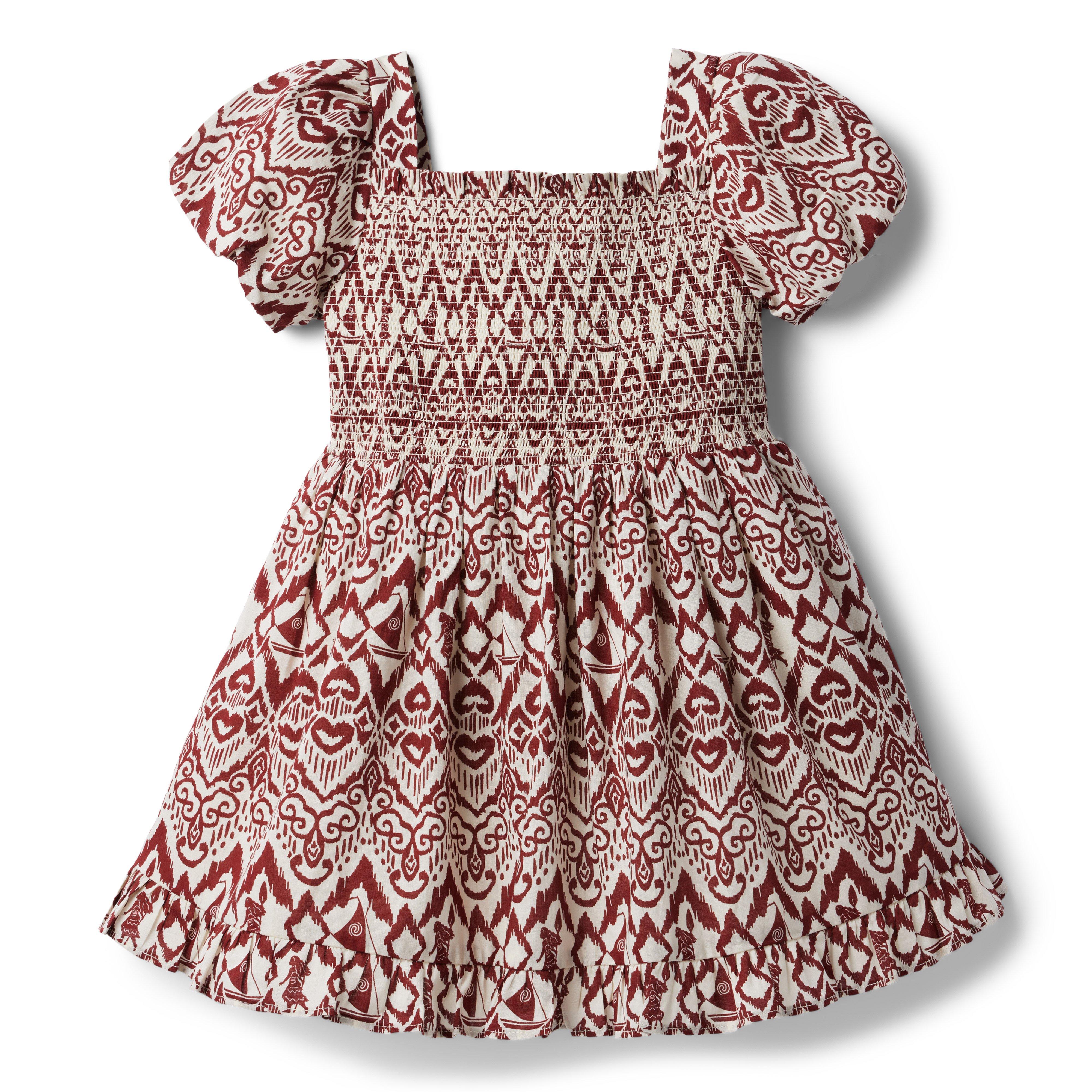 Disney Moana Ikat Smocked Dress image number 0