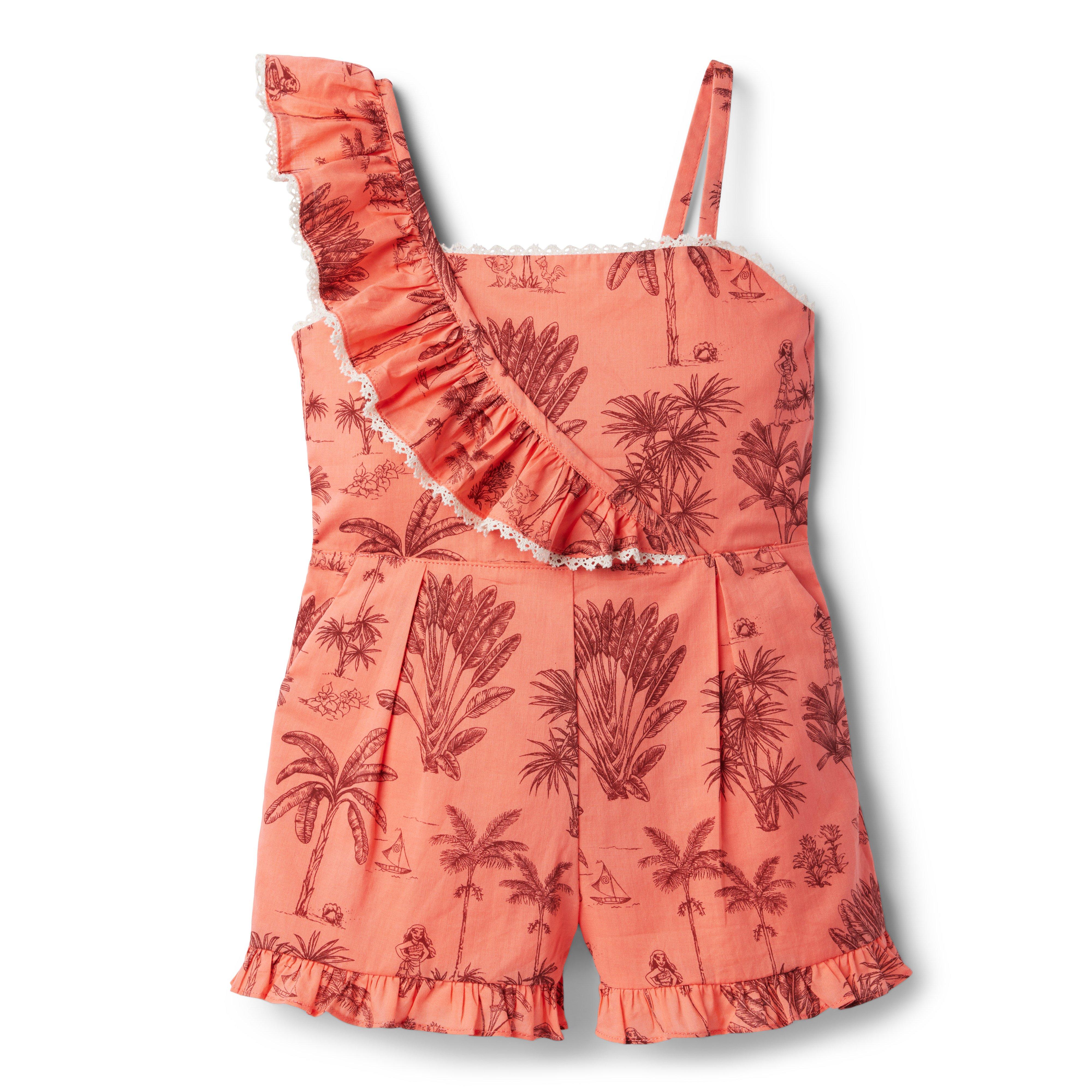 Disney Moana Palm Toile Romper image number 0