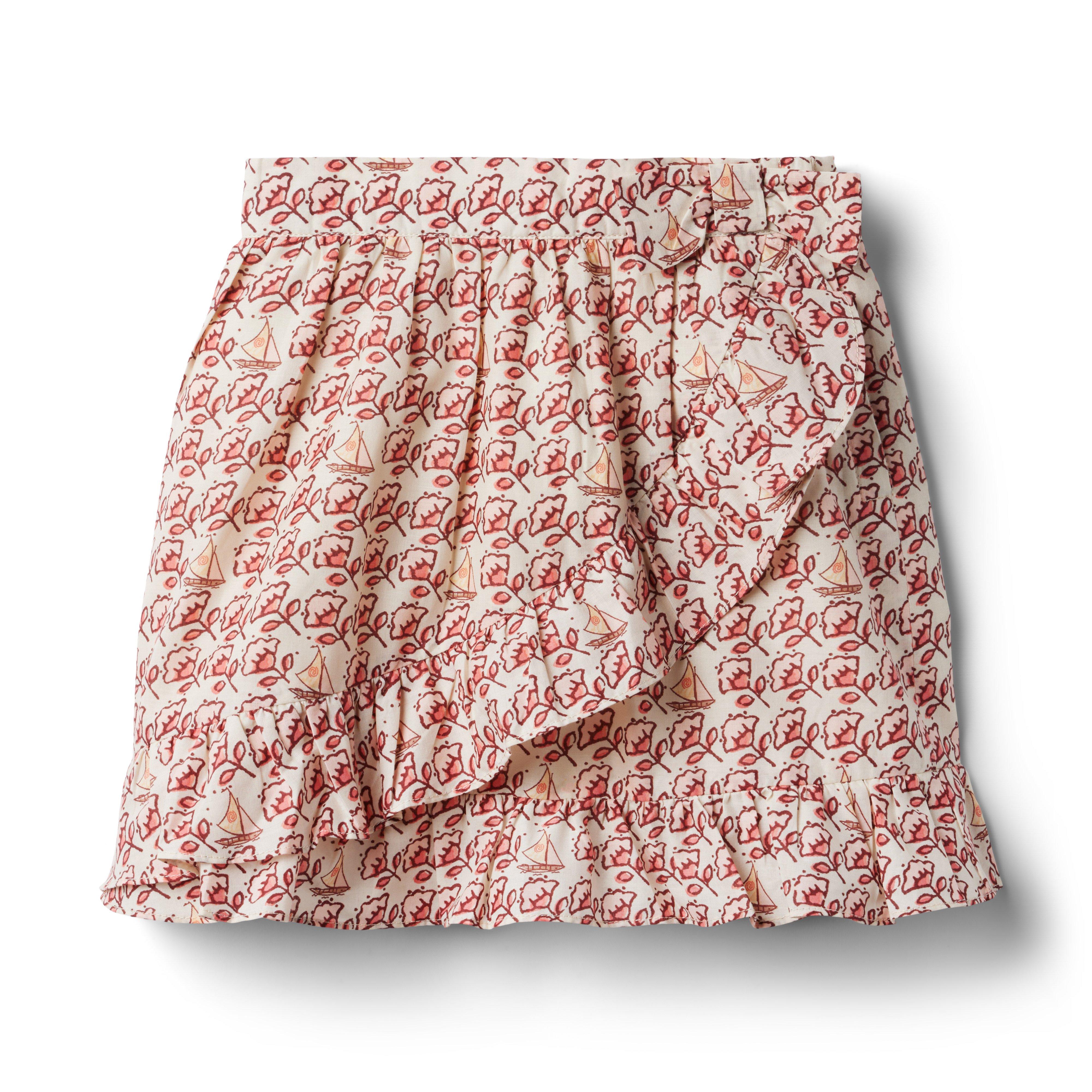 Disney Moana Wayfinder Floral Ruffle Skirt image number 0