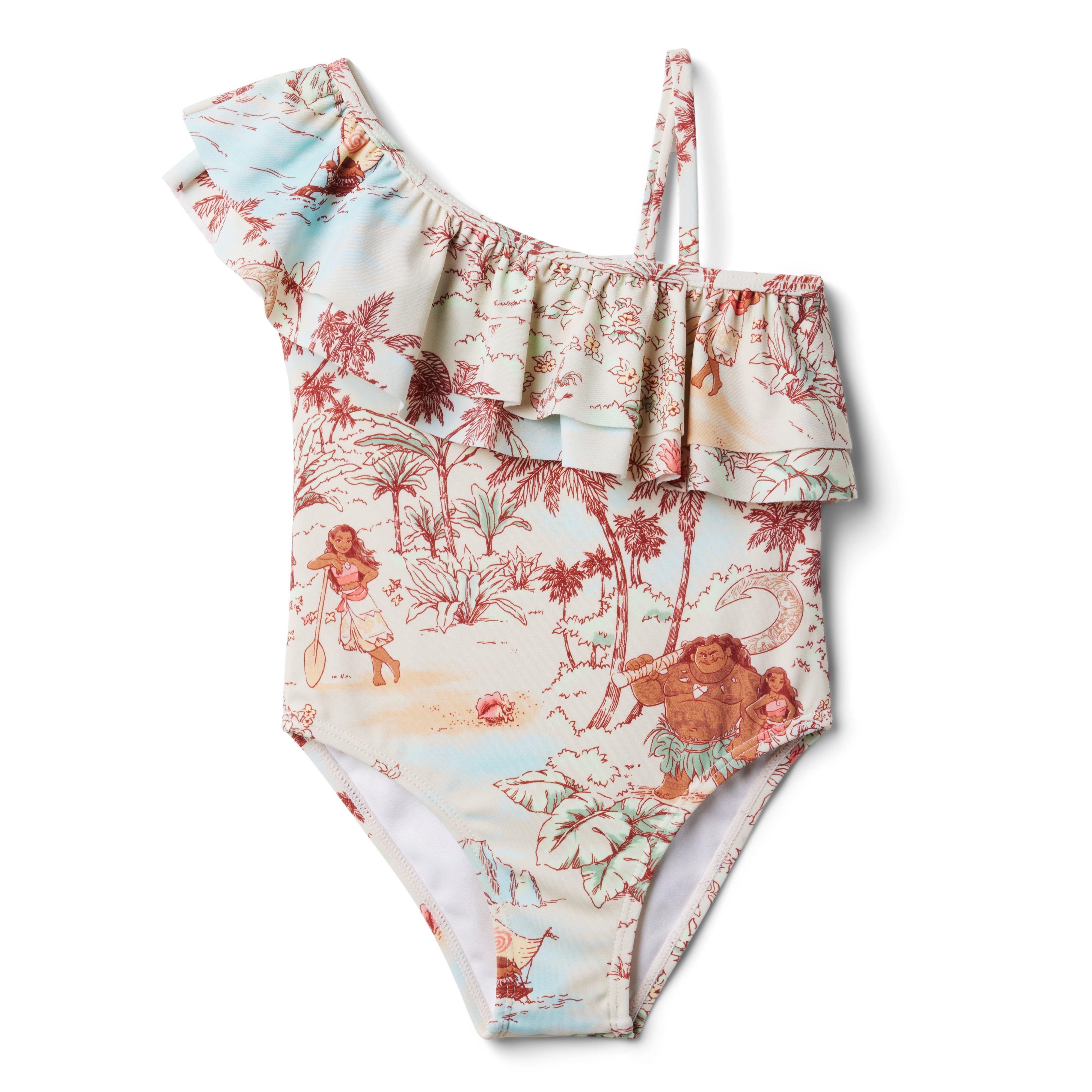 Disney Moana Beyond The Sea Ruffle Swimsuit