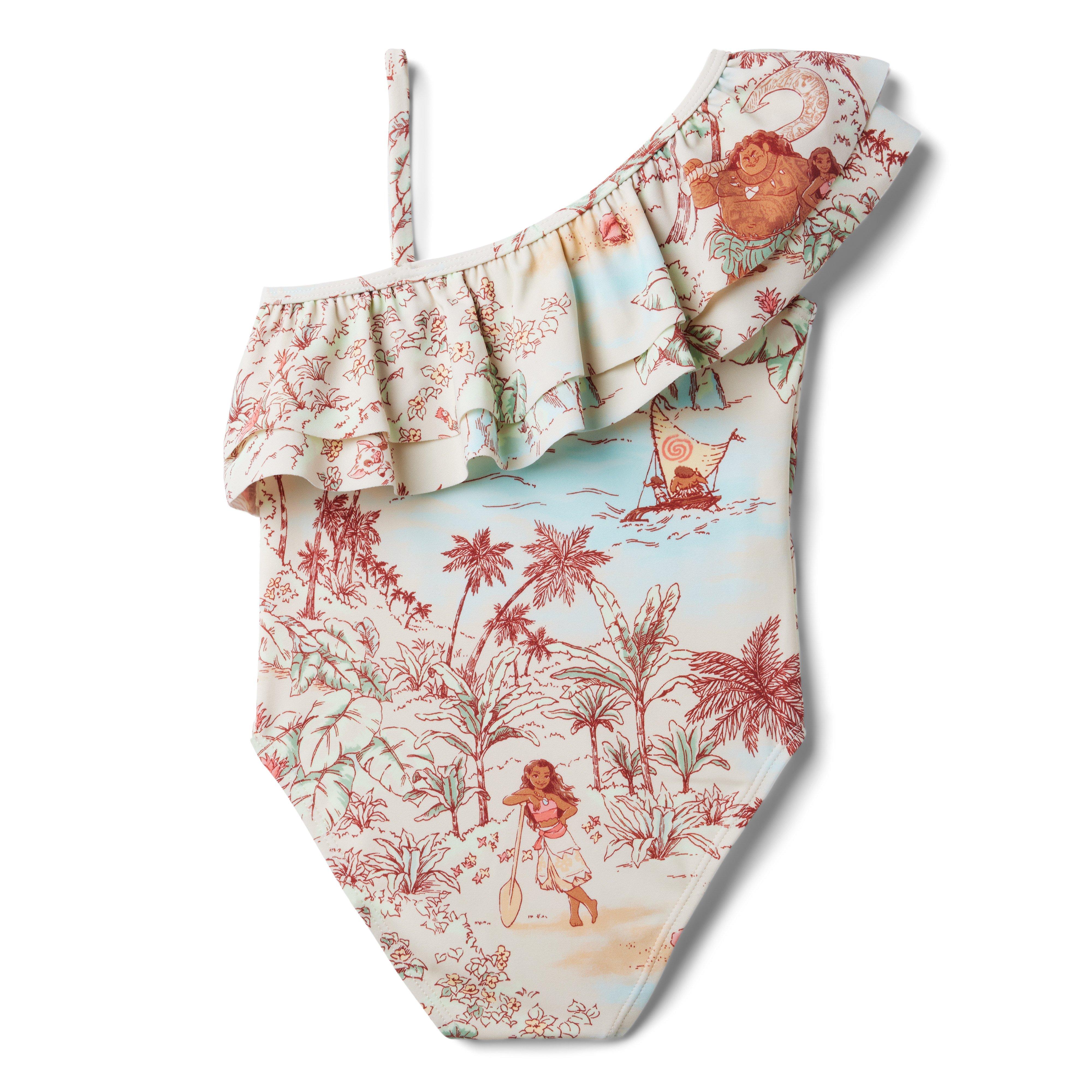 Mulan Palmrose girl's tropical printed swimsuit