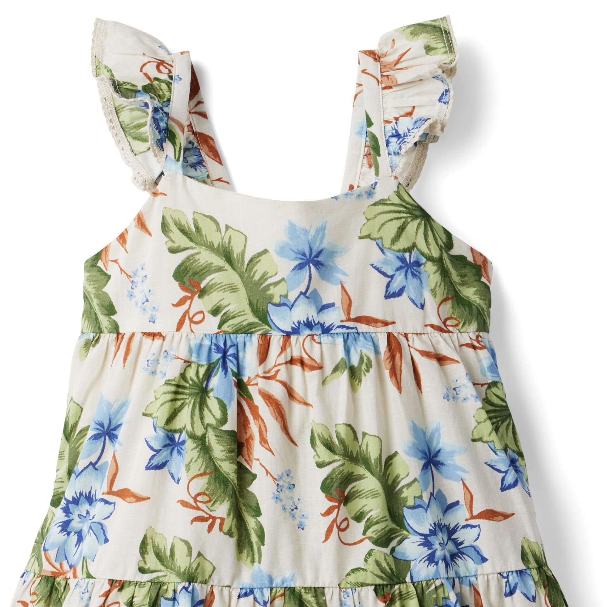 Tropical Floral Midi Dress image number 3