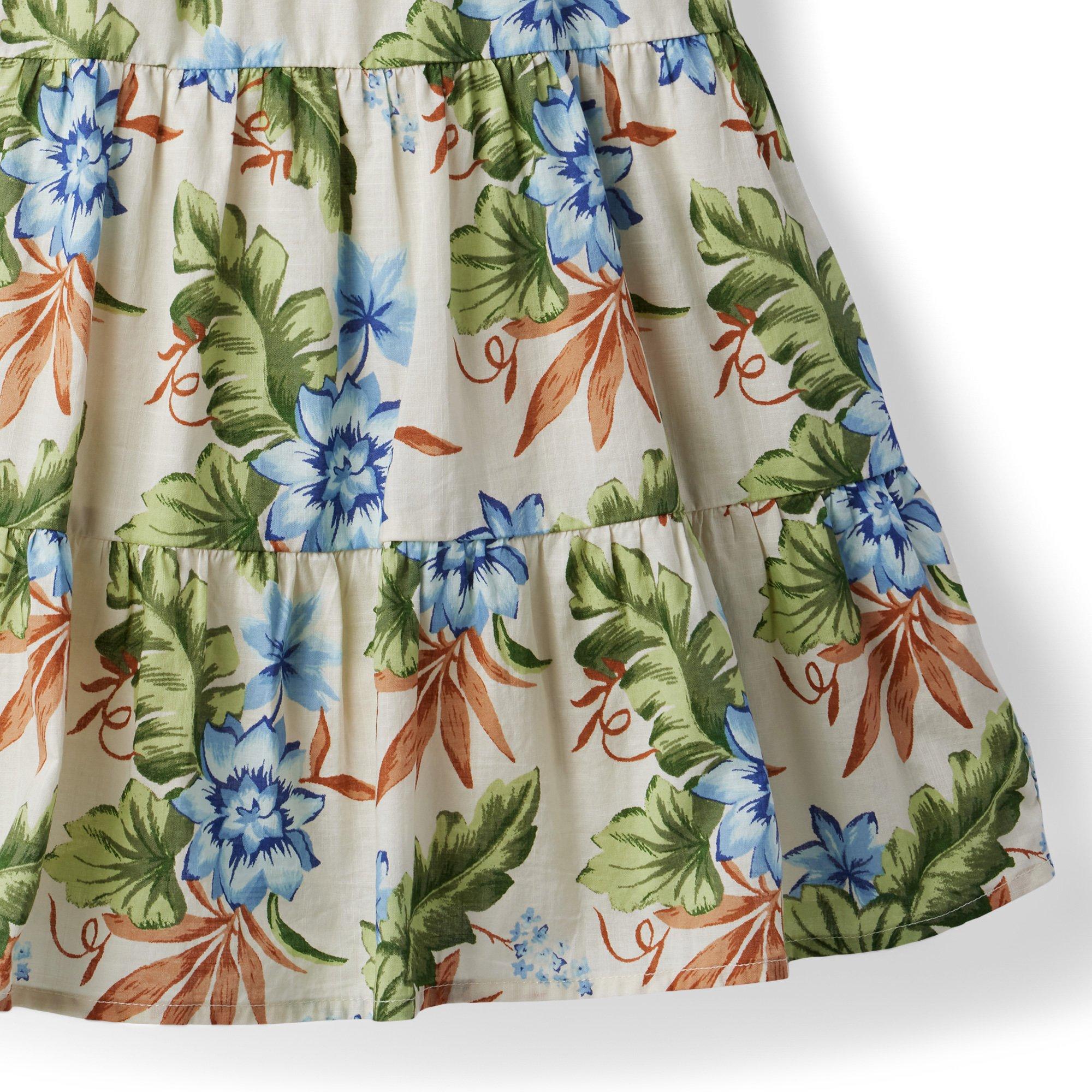 Tropical Floral Midi Dress image number 4
