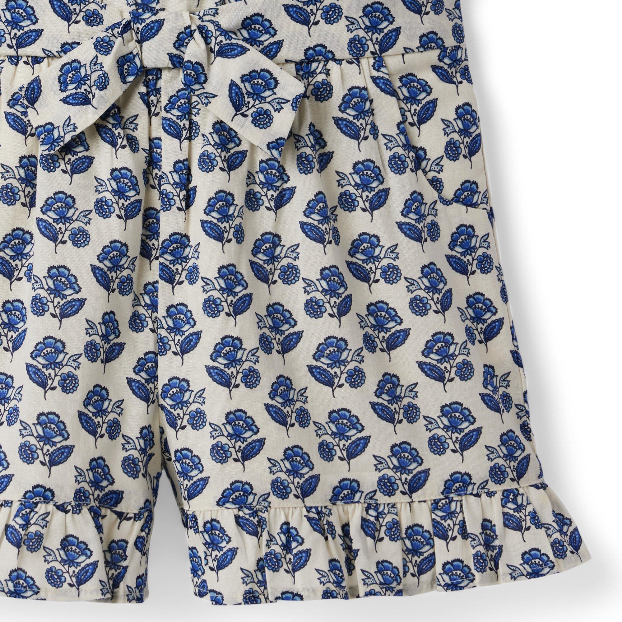 Floral Ruffle Romper image number 3