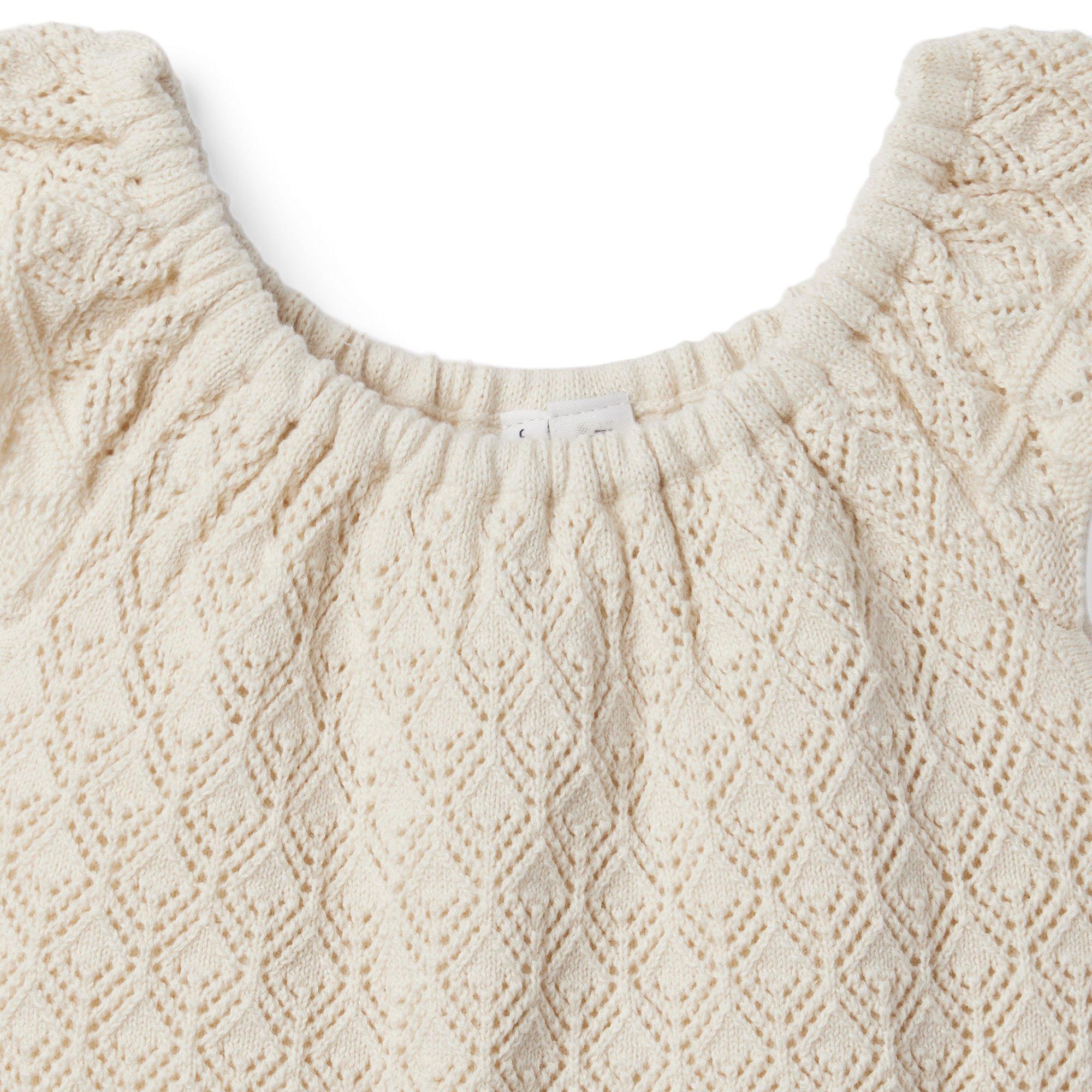 Crochet Scalloped Trim Top image number 3