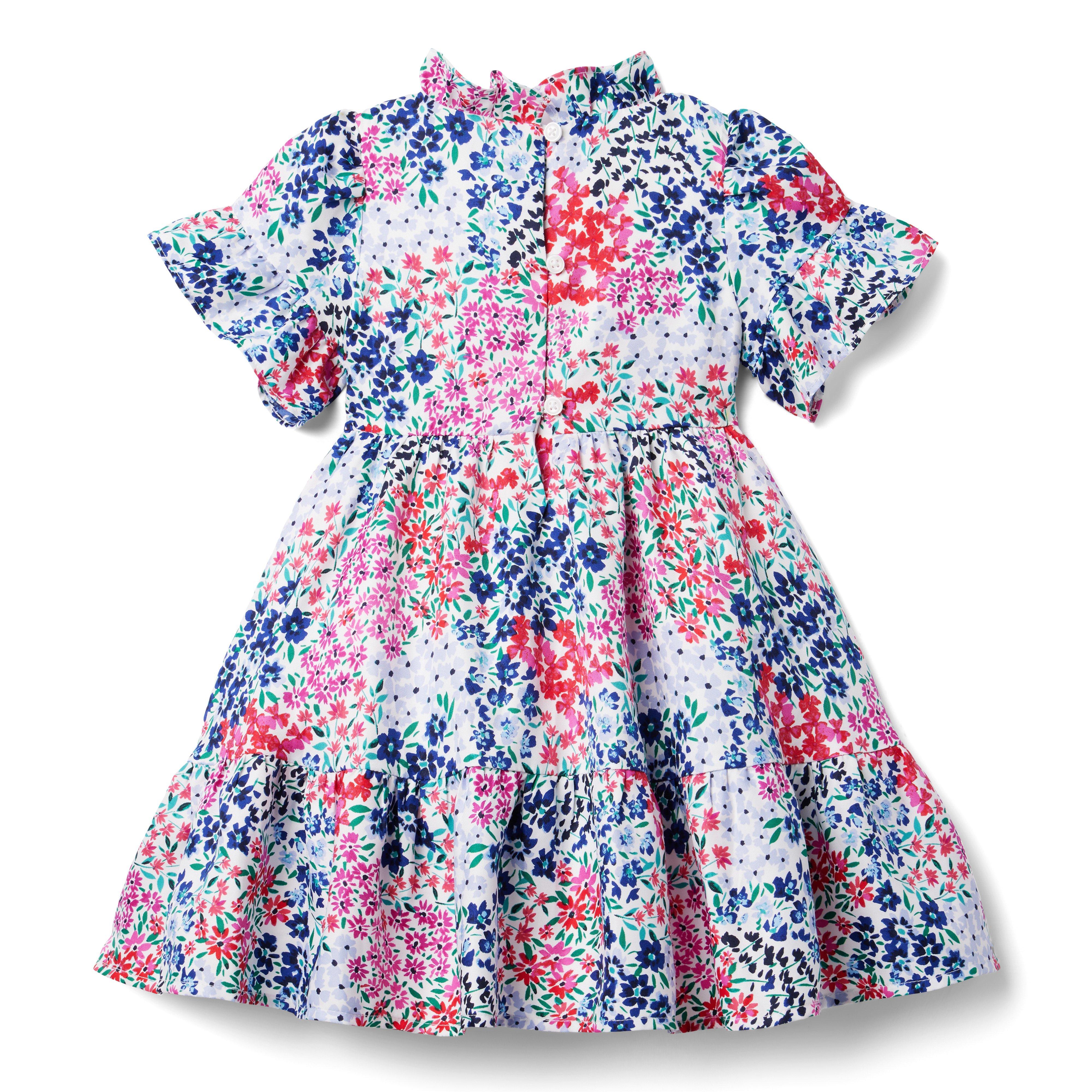 Floral Ruffle Cuff Dress image number 3