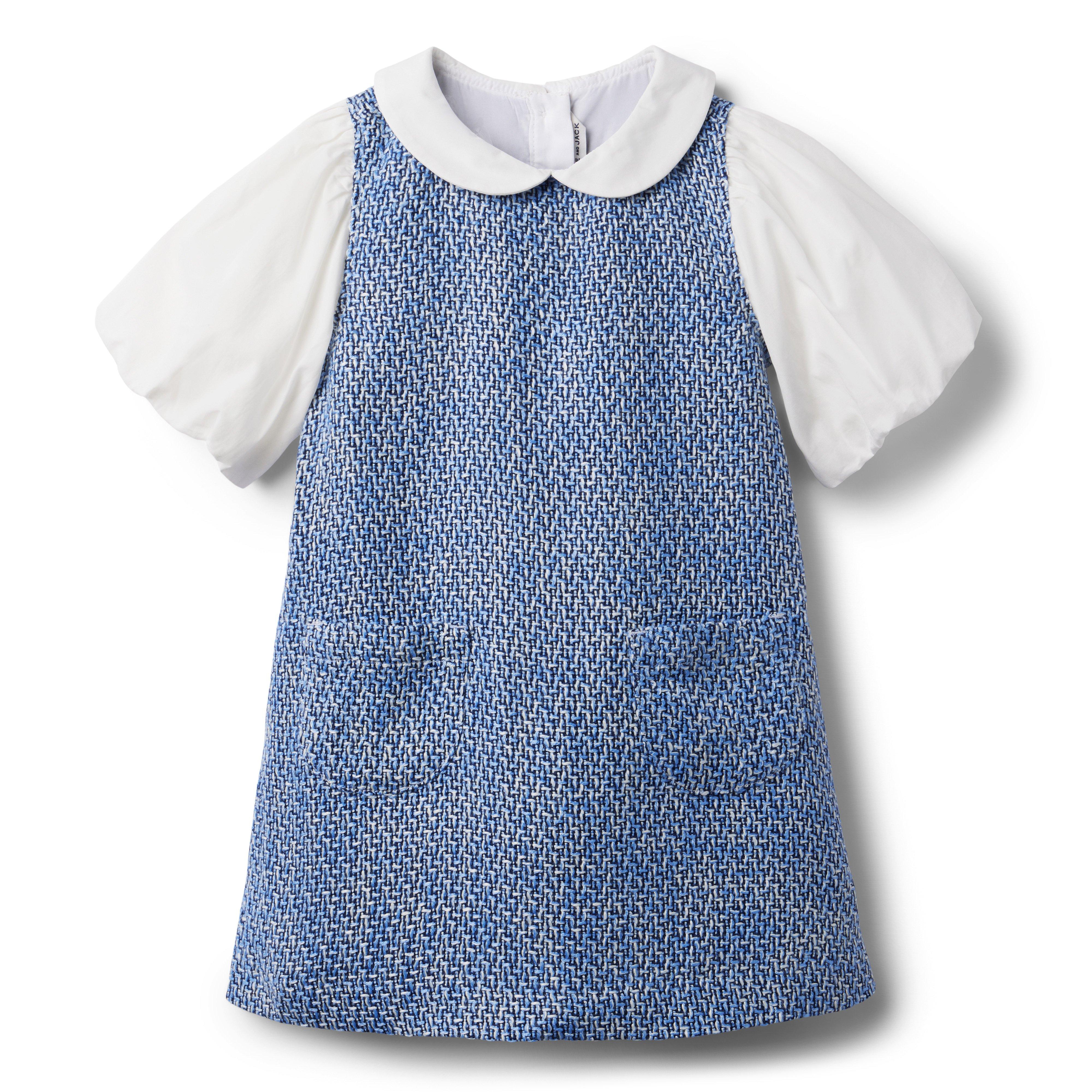 Boucle Bubble Sleeve Dress image number 1