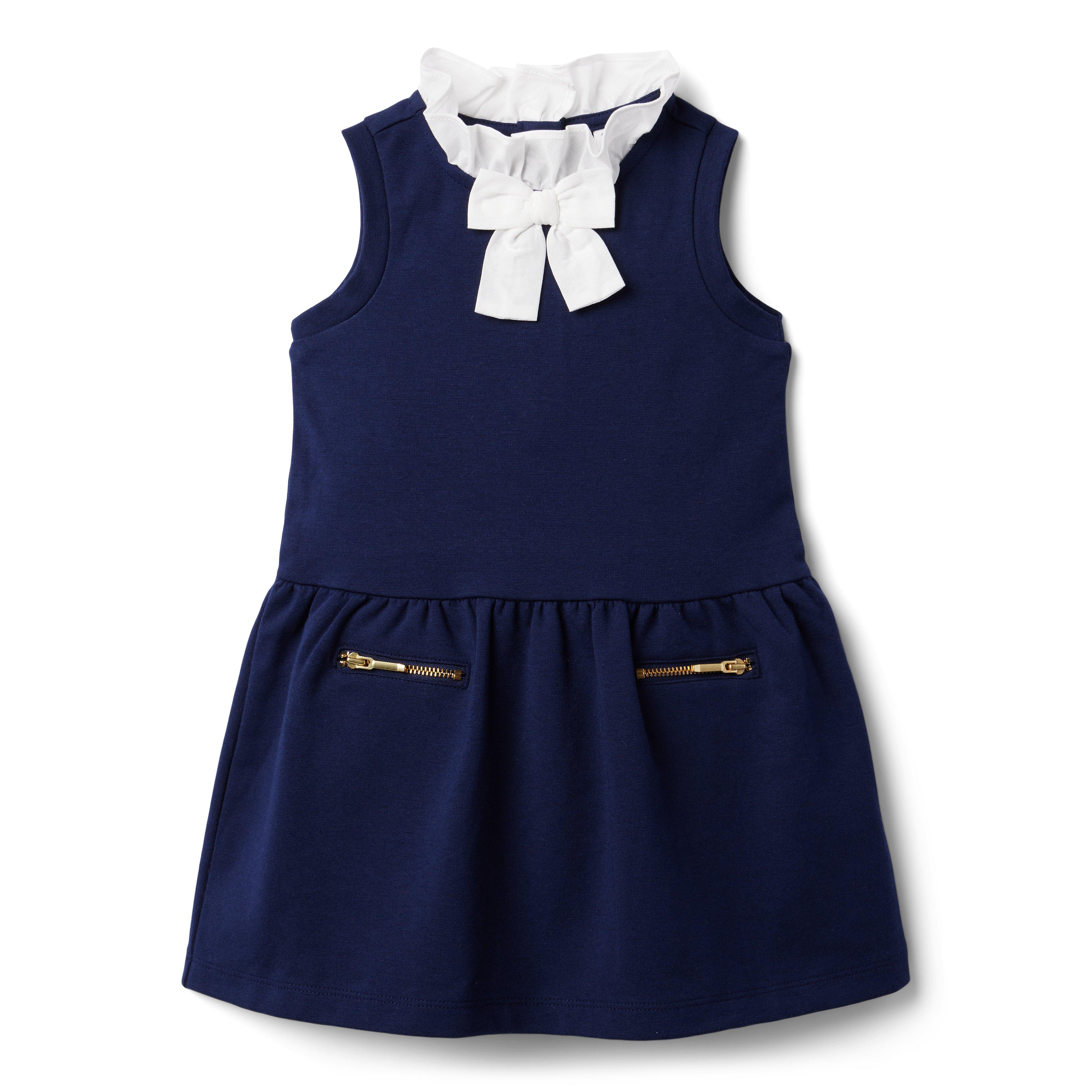 Bow Collar Ponte Dress image number 1