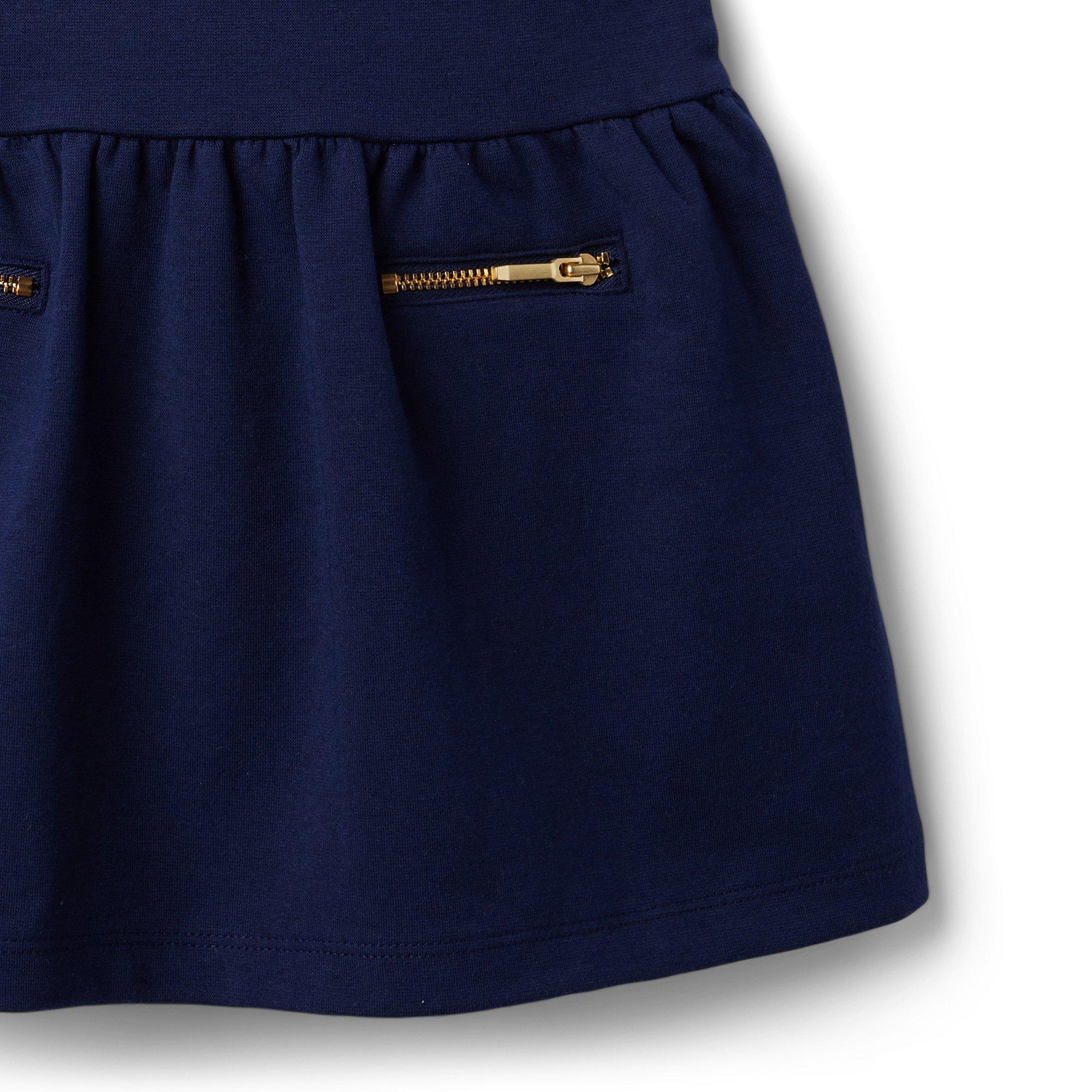 Bow Collar Ponte Dress image number 7