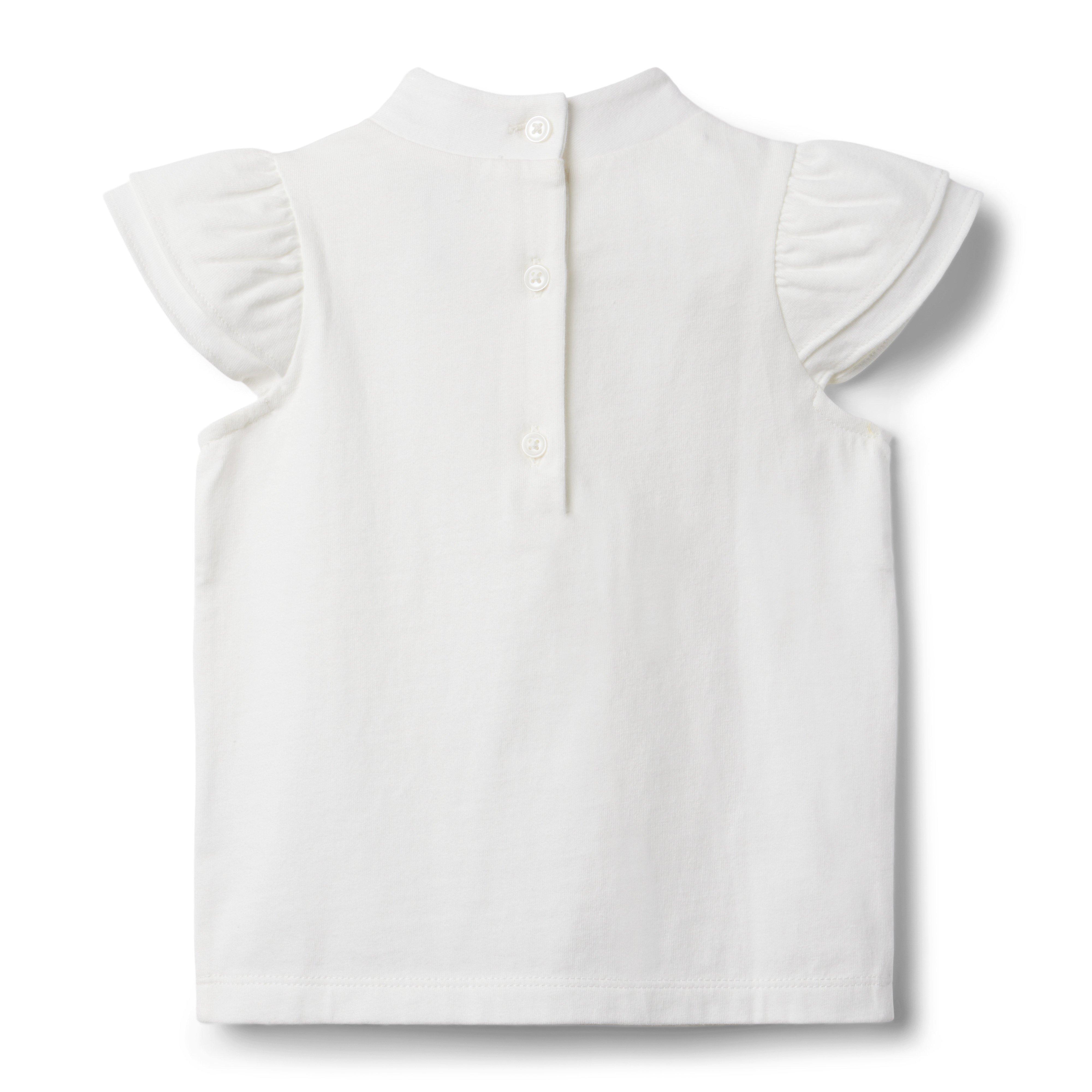 Ruffle Sleeve Bow Jersey Top image number 1