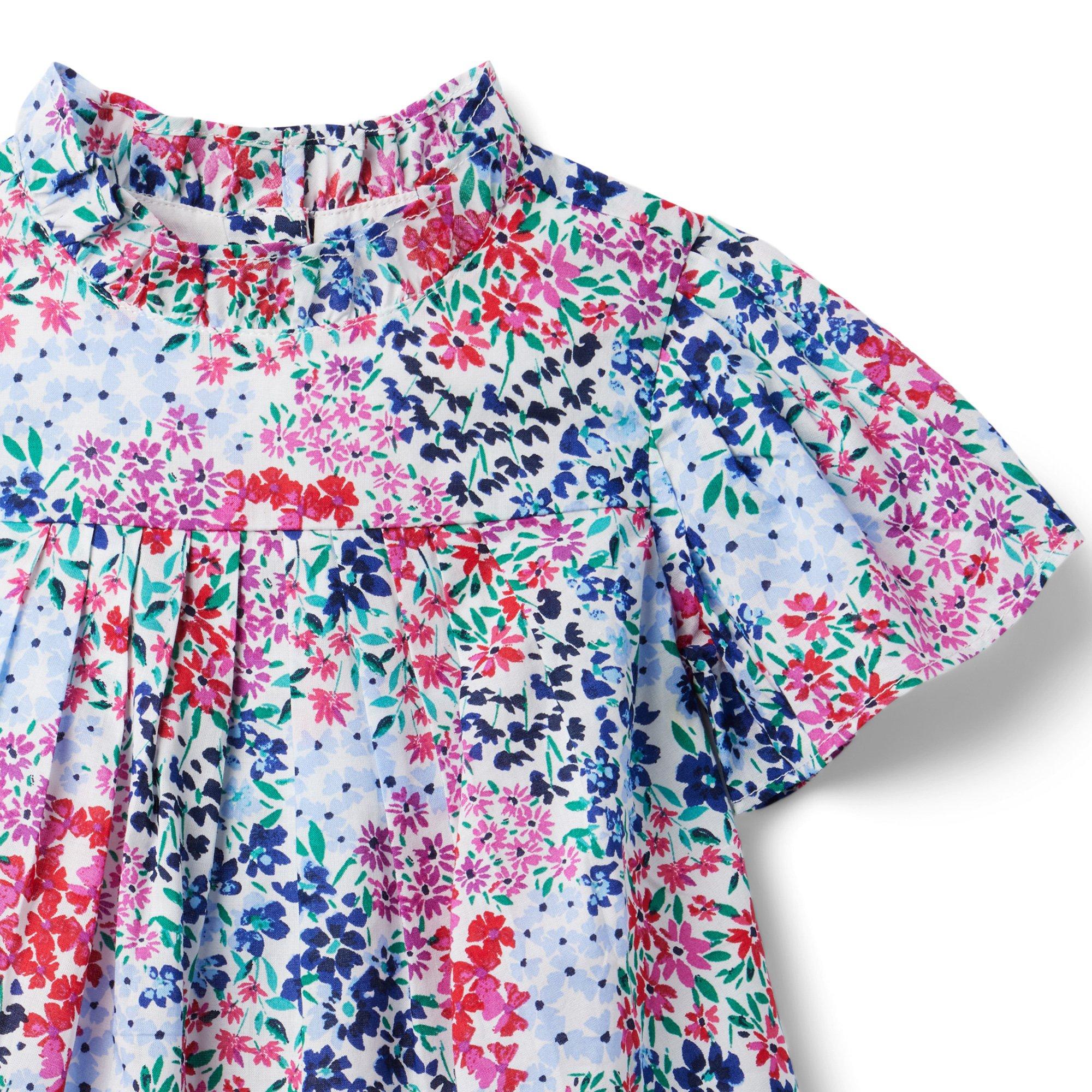 Floral Flutter Sleeve Top image number 2