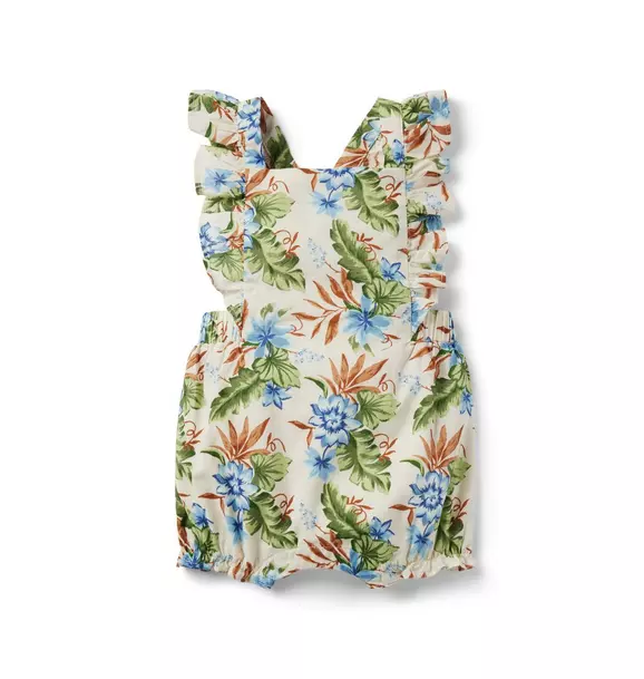 Baby Tropical Floral Romper