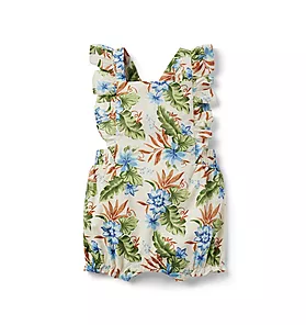 Janie and Jack Baby Tropical Floral Romper
