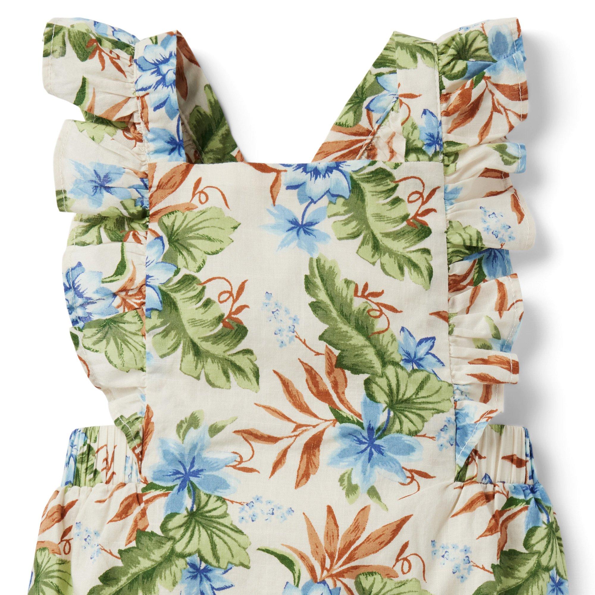 Baby Tropical Floral Romper image number 2